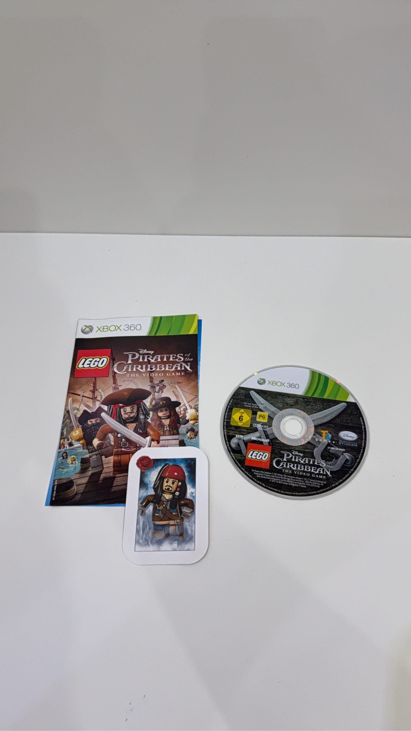 LEGO Pirates of the Caribbean video game for Xbox 360 PAL UK, complete in box.