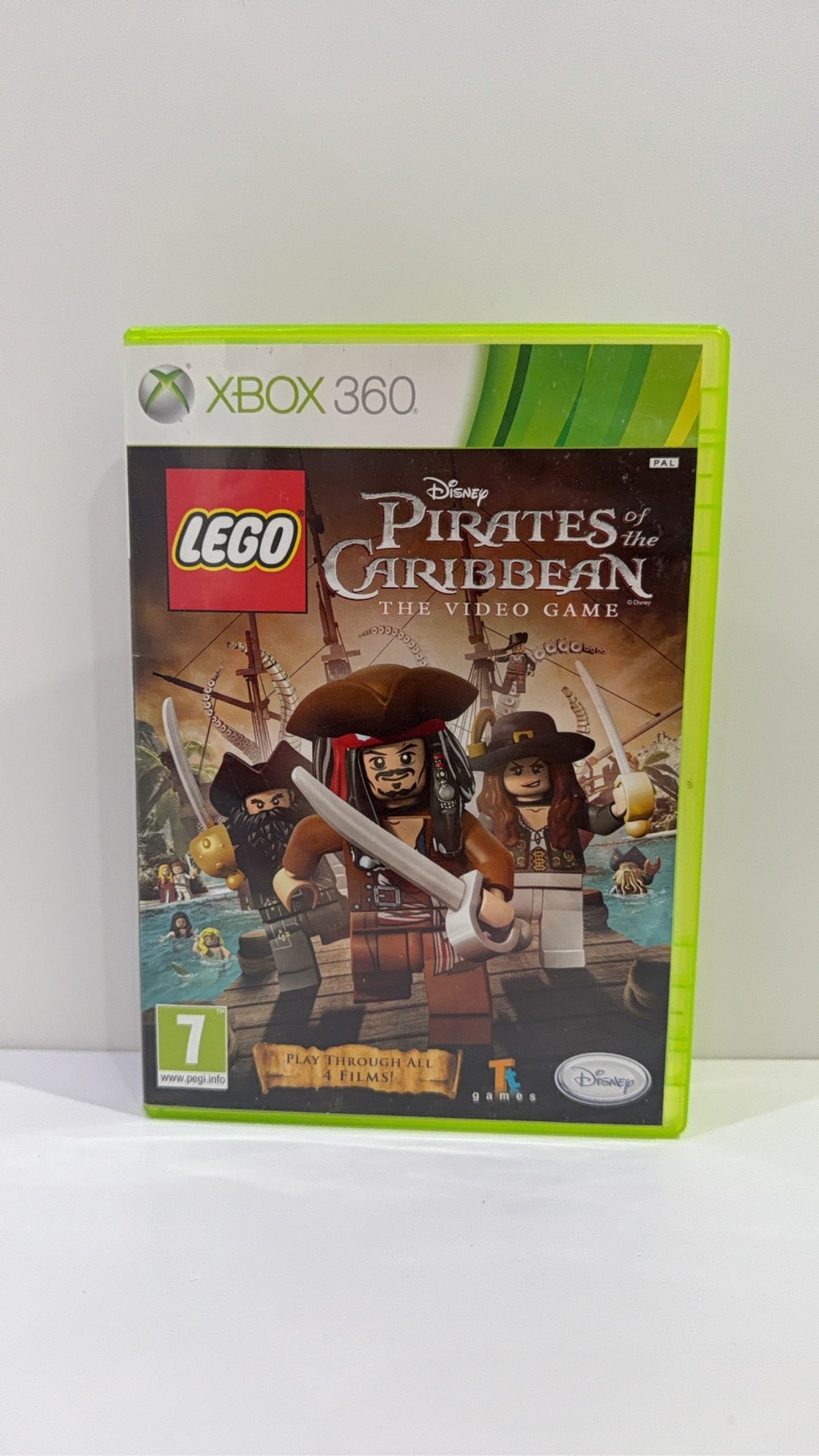 LEGO Pirates of the Caribbean video game for Xbox 360 PAL UK, complete in box.