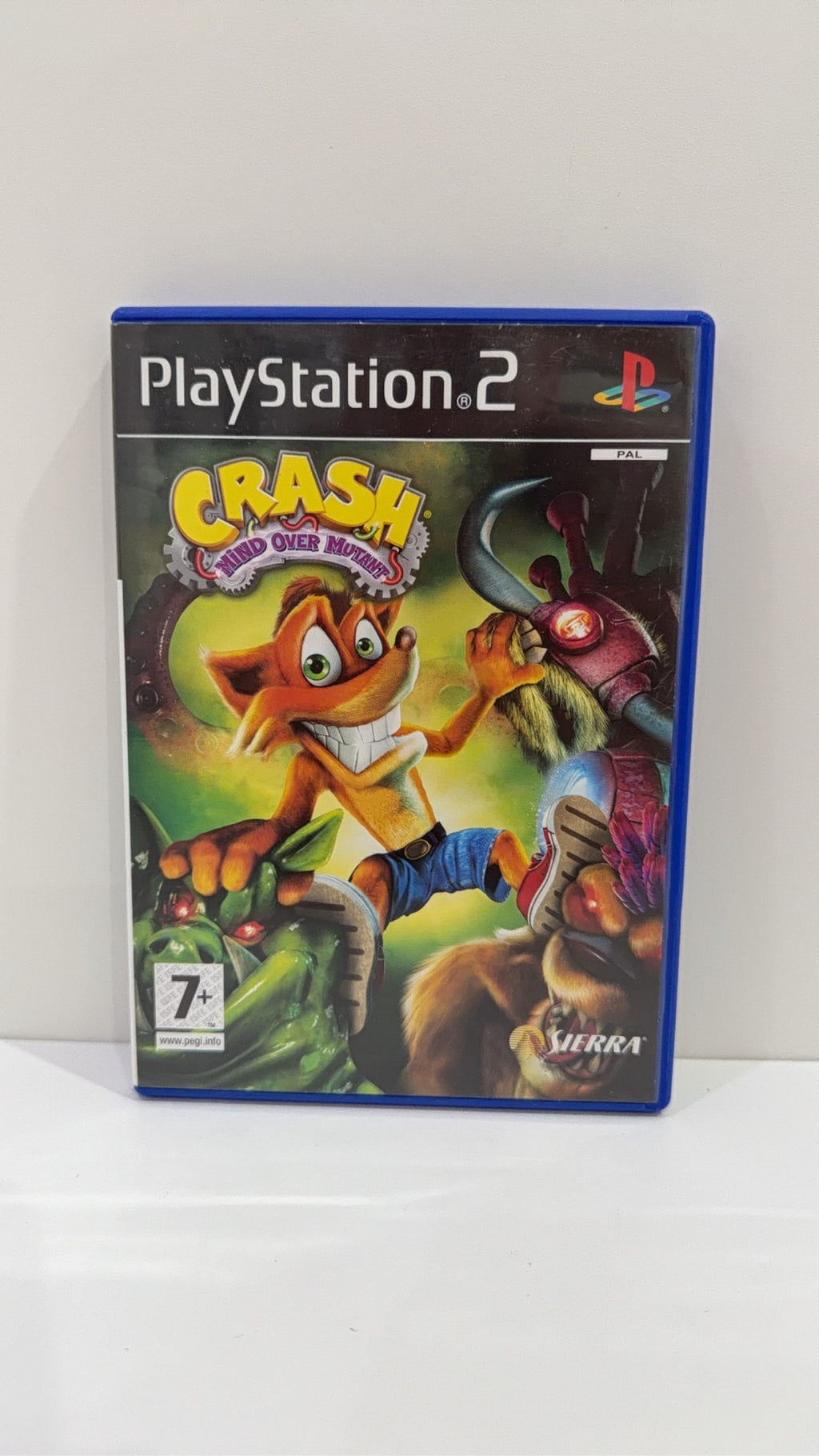 Crash Mind Over Mutant PS2 video game complete with manual and original case, PAL UK.