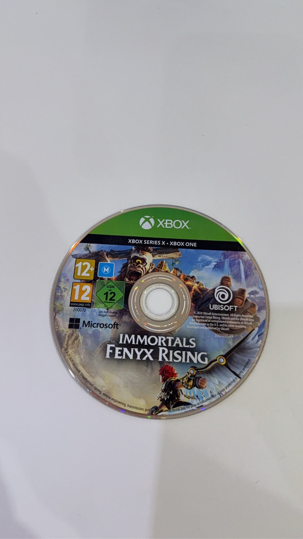 Immortals Fenyx Rising video game for Xbox One, PAL UK, includes case and disc.