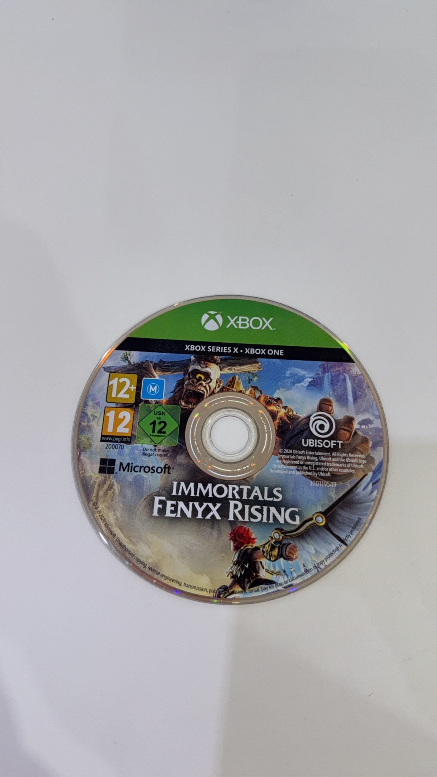 Immortals Fenyx Rising video game for Xbox One, PAL UK, includes case and disc.