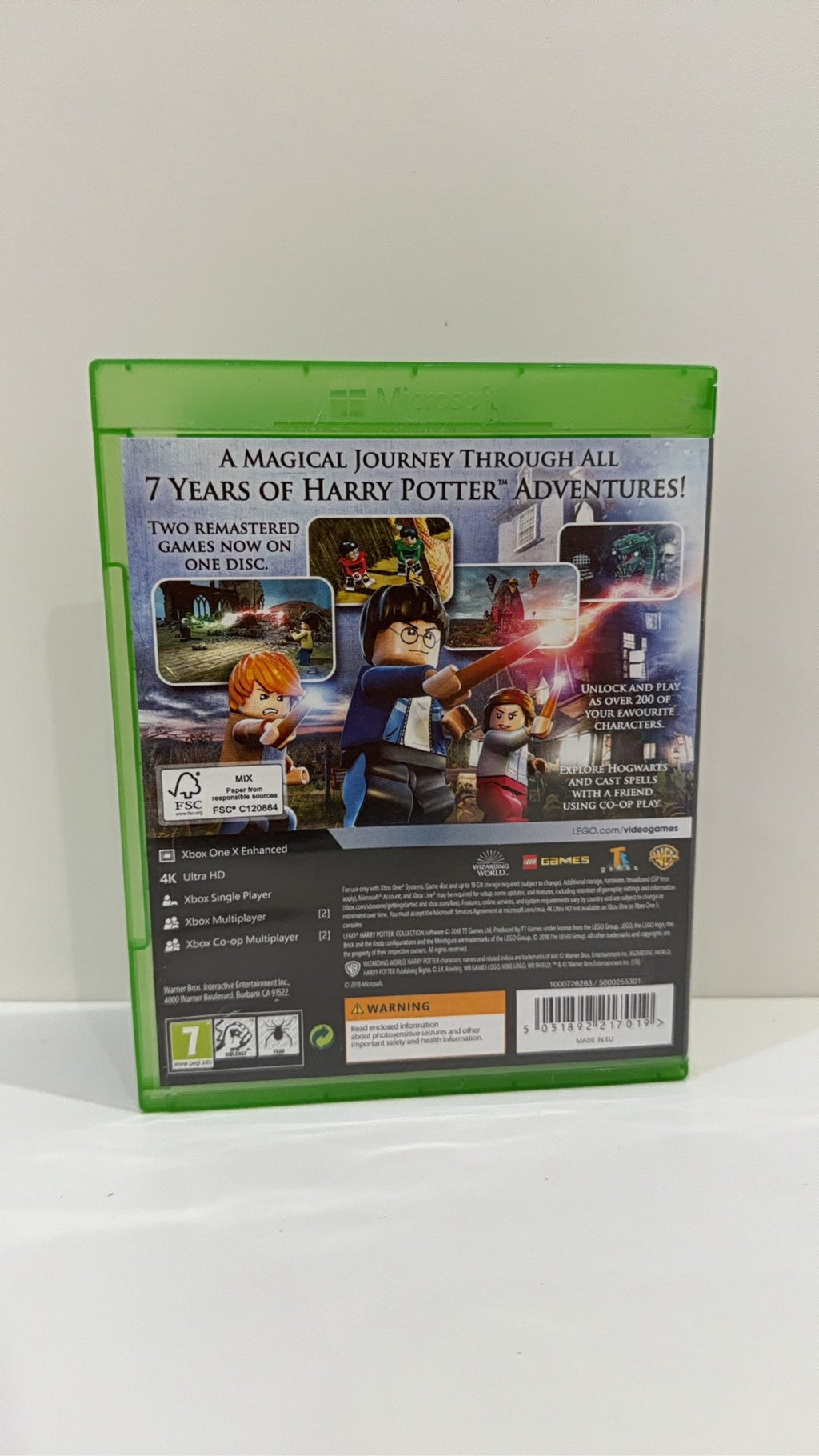 LEGO Harry Potter Collection video game for Xbox One PAL UK, includes case and disc.