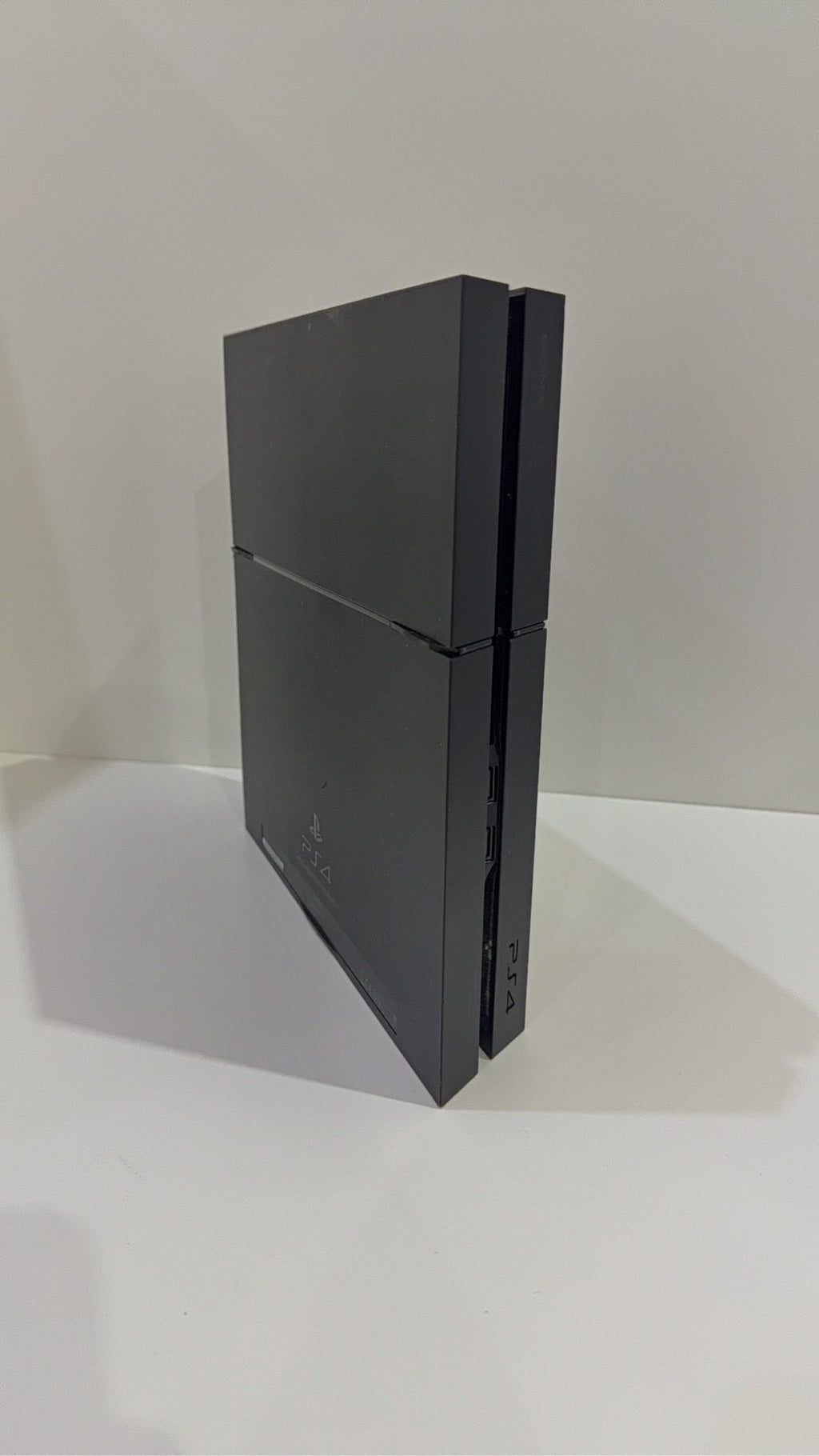 PlayStation 4 Console PS4 Black 500GB with Official Dualshock 4 Controller and cables.