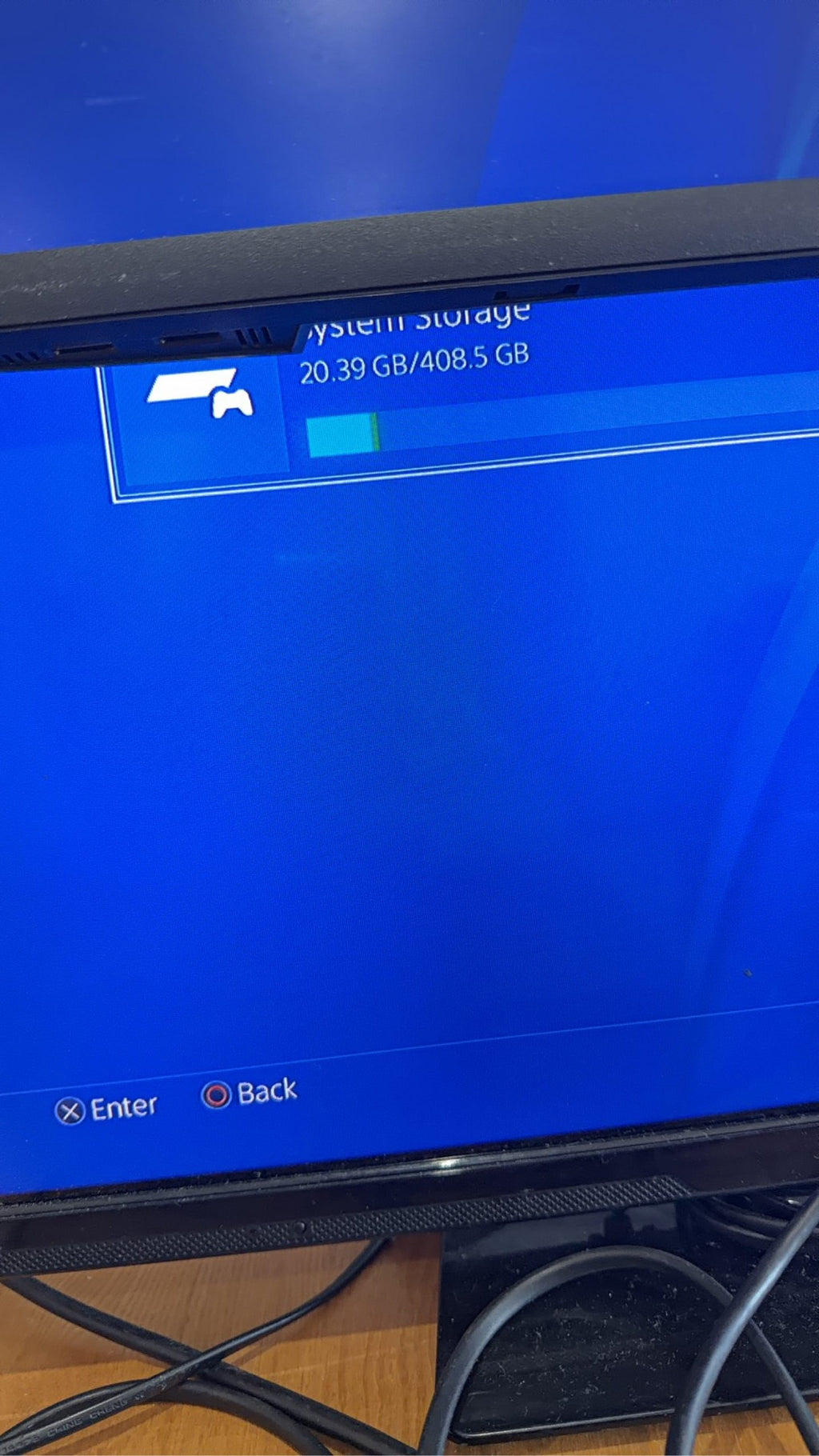 Sony PlayStation 4 PS4 500GB Black Console with Dualshock 4 Controller and Power Cable.