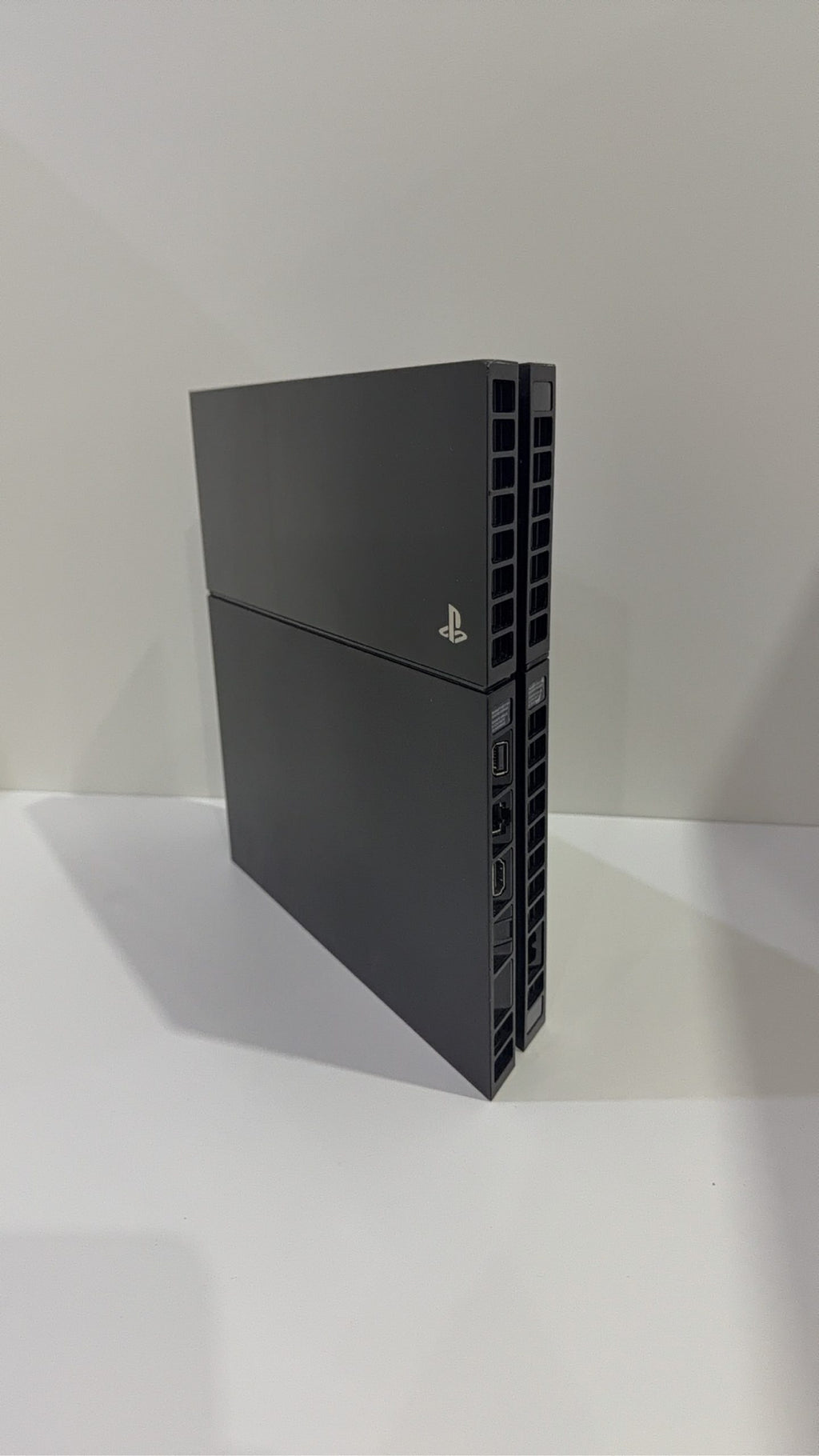 Sony PlayStation 4 PS4 500GB Black Console with Dualshock 4 Controller and Power Cable.