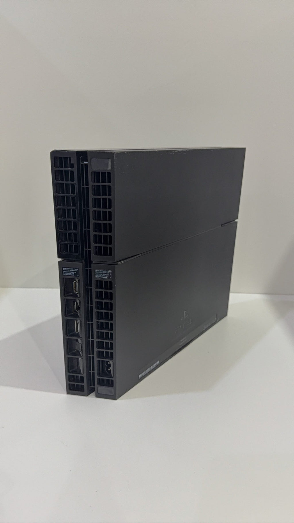 Sony PlayStation 4 PS4 500GB Black Console with Dualshock 4 Controller and Power Cable.