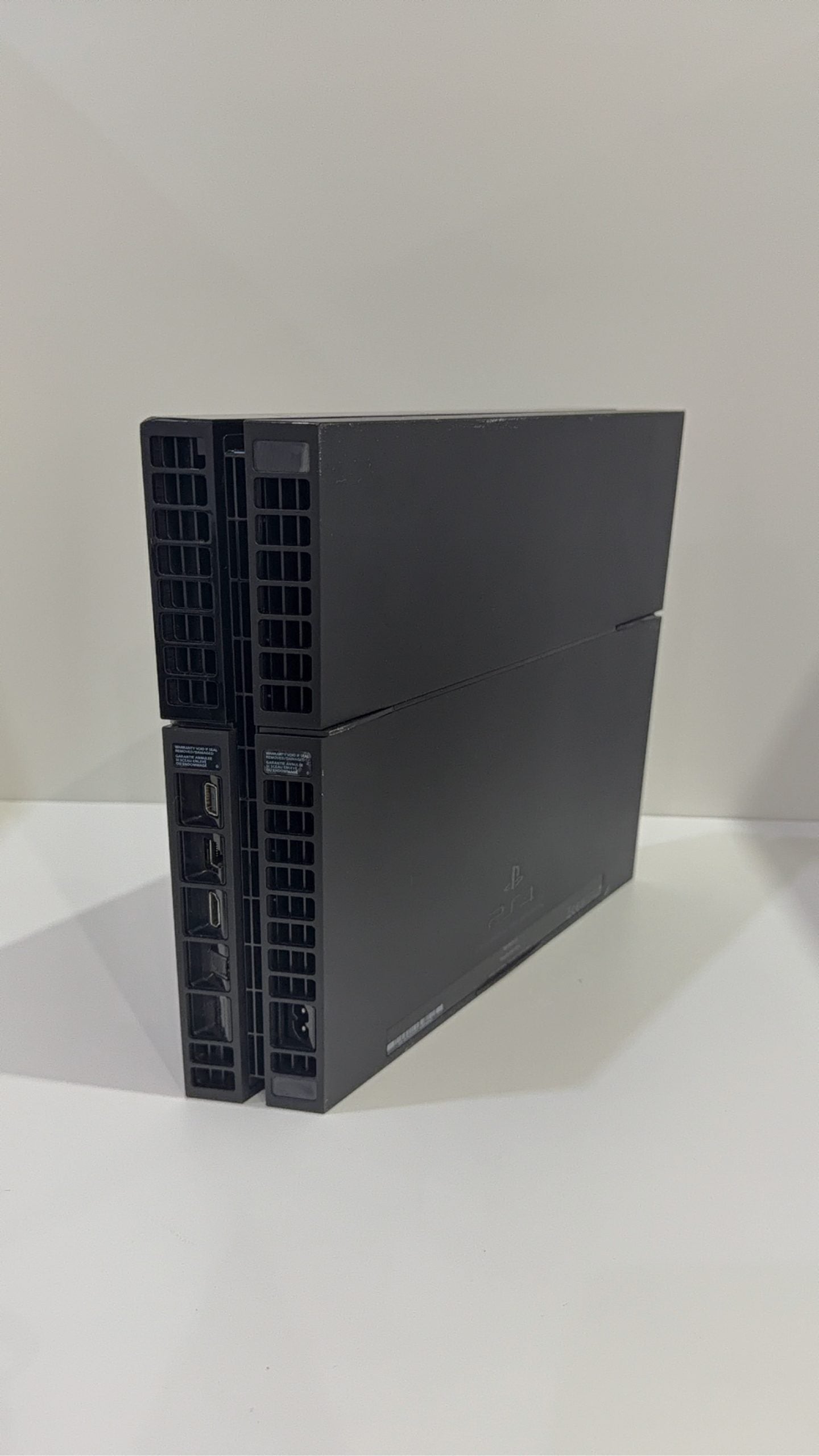 Sony PlayStation 4 PS4 500GB Black Console with Dualshock 4 Controller and Power Cable.