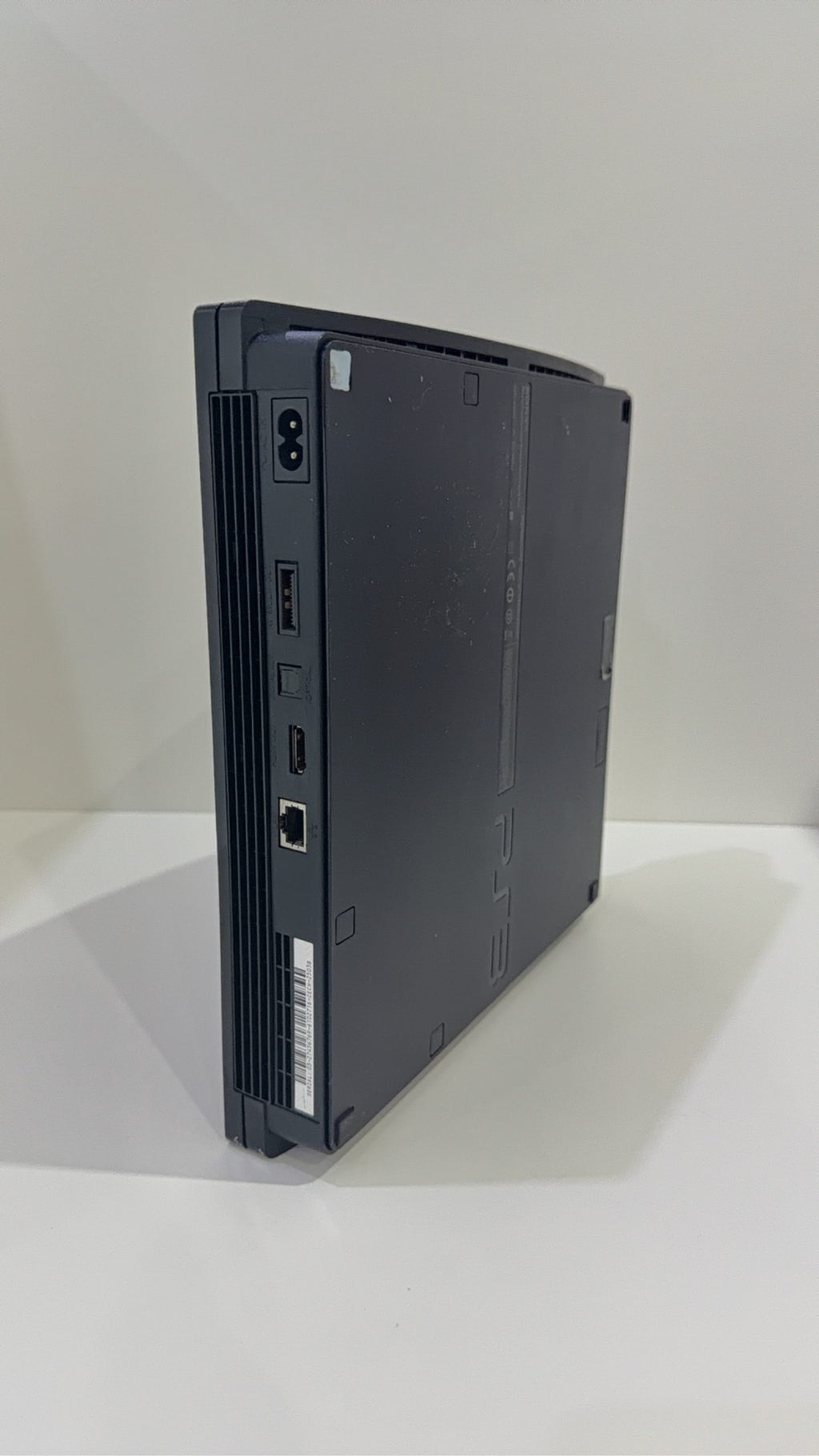Sony PlayStation 3 320GB Black Console with Controller, cables, and 5 games included.
