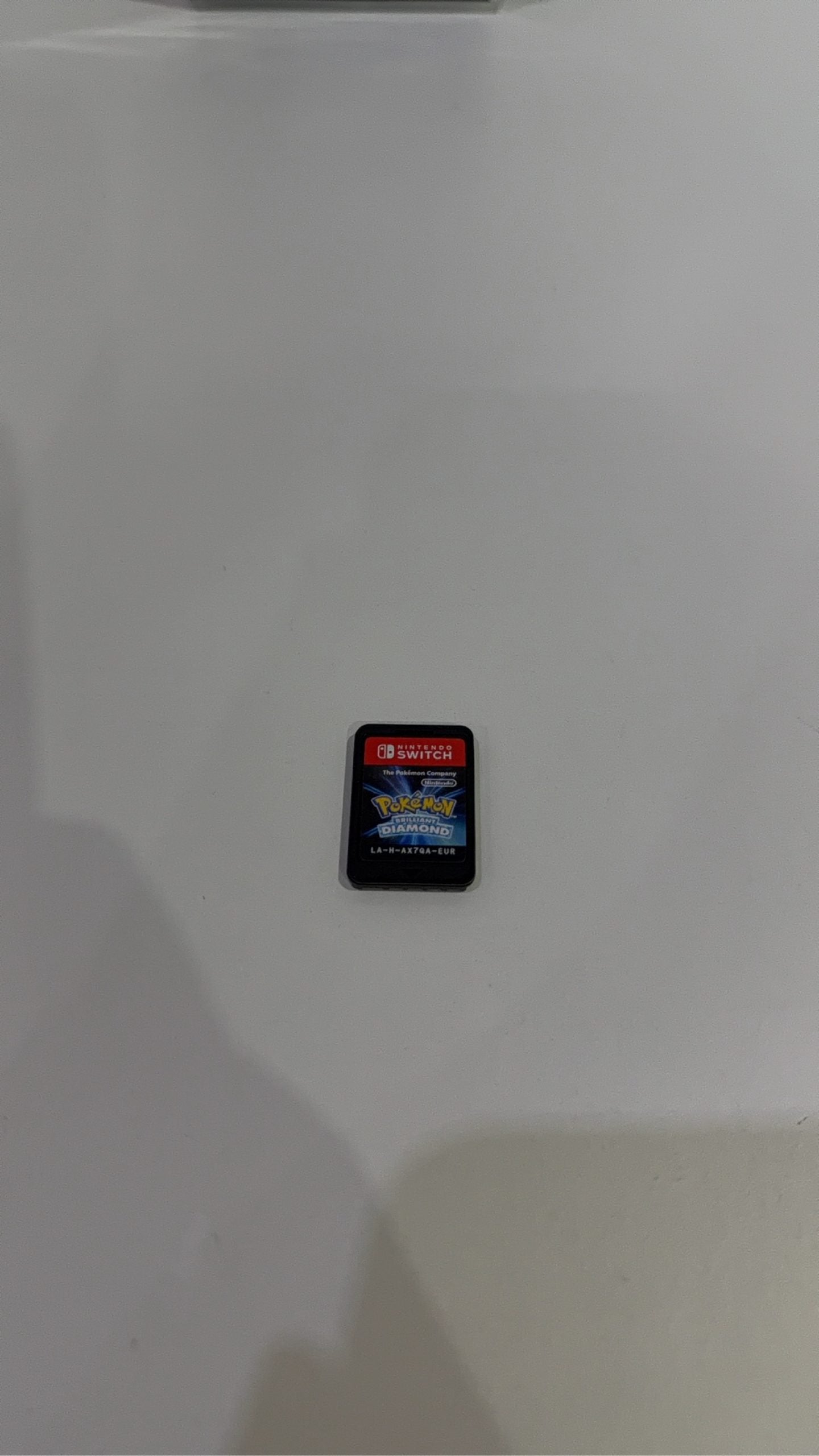 Pokemon Brilliant Diamond Nintendo Switch video game case, cartridge, and cover artwork, PAL UK.