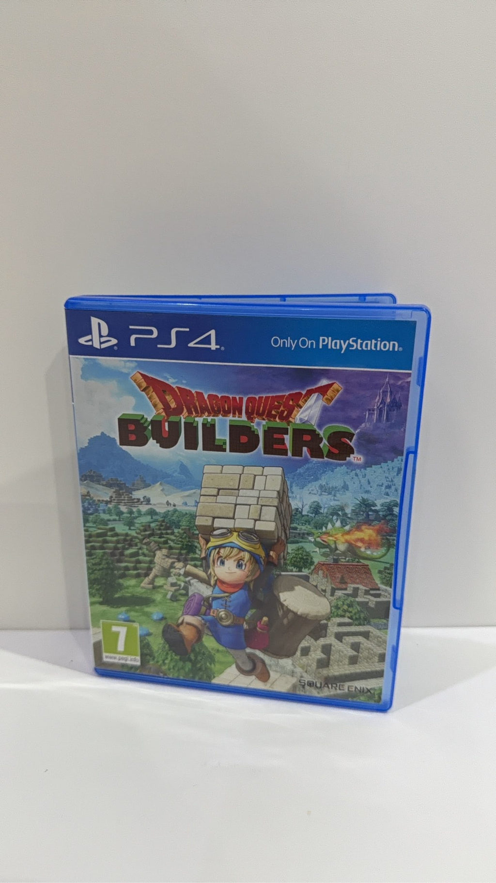 Dragon Quest Builders PlayStation 4 video game case and disc, PAL UK region, very good condition.