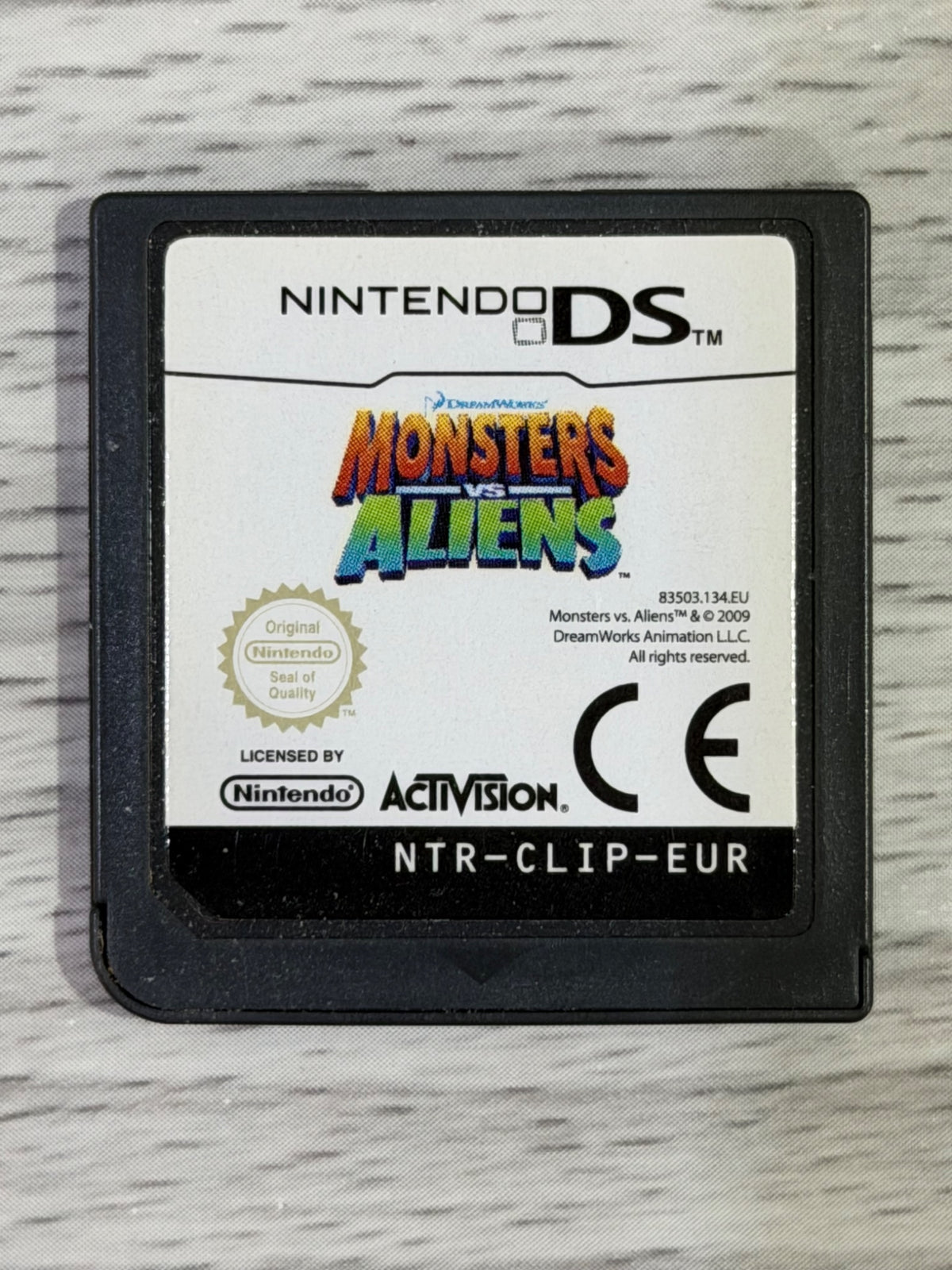 Monsters Vs Aliens Nintendo DS Cartridge Only PAL UK Tested Working