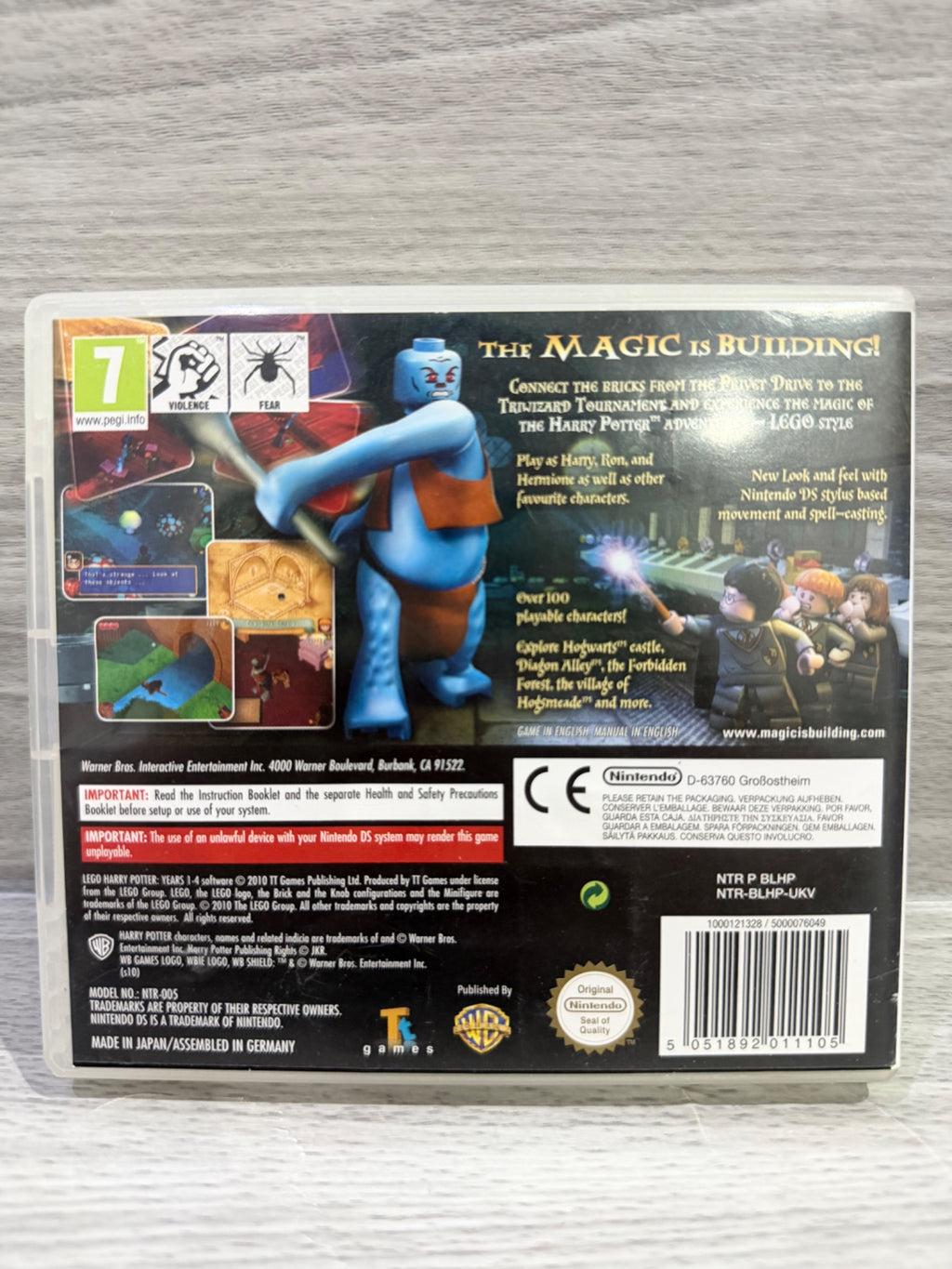 Lego Harry Potter, Years 1-4 Nintendo DS No Manual PAL UK Tested Working