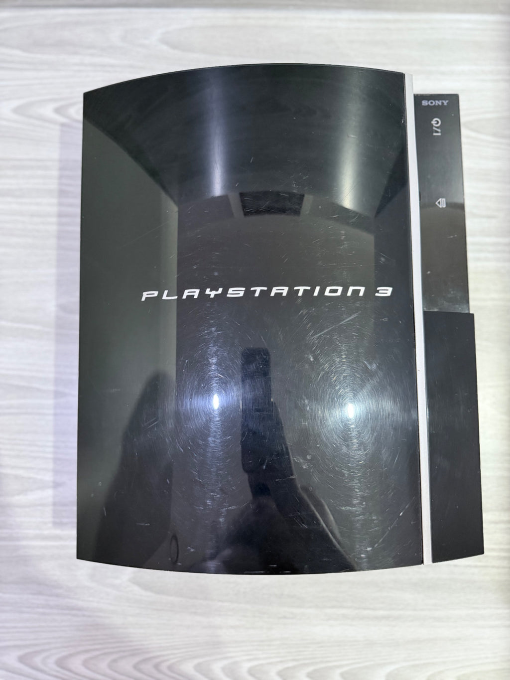 Sony PlayStation 3 Original 80GB Black Console Genuine Black Controller Tested