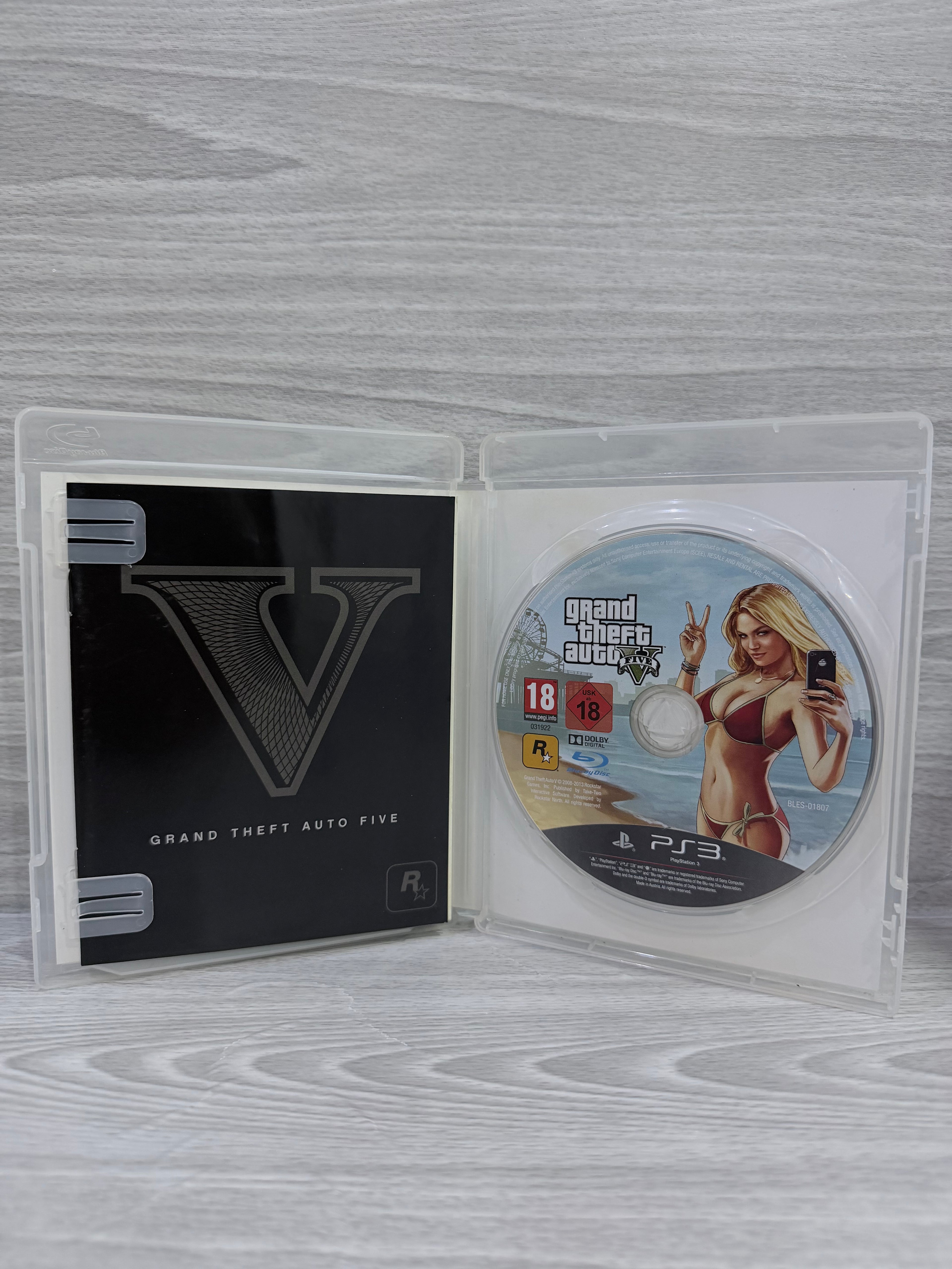 Grand Theft Auto V (5) Sony PlayStation 3 Complete With Manual PAL UK Tested