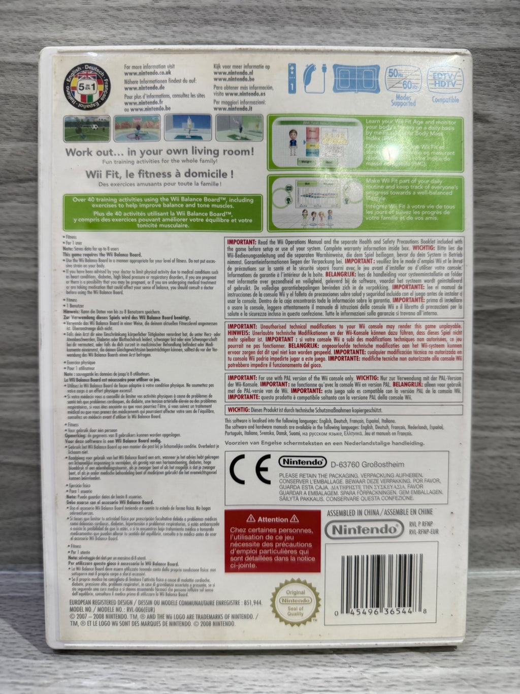 Wii Fit (Game Only) No Manual PAL UK Tested Working