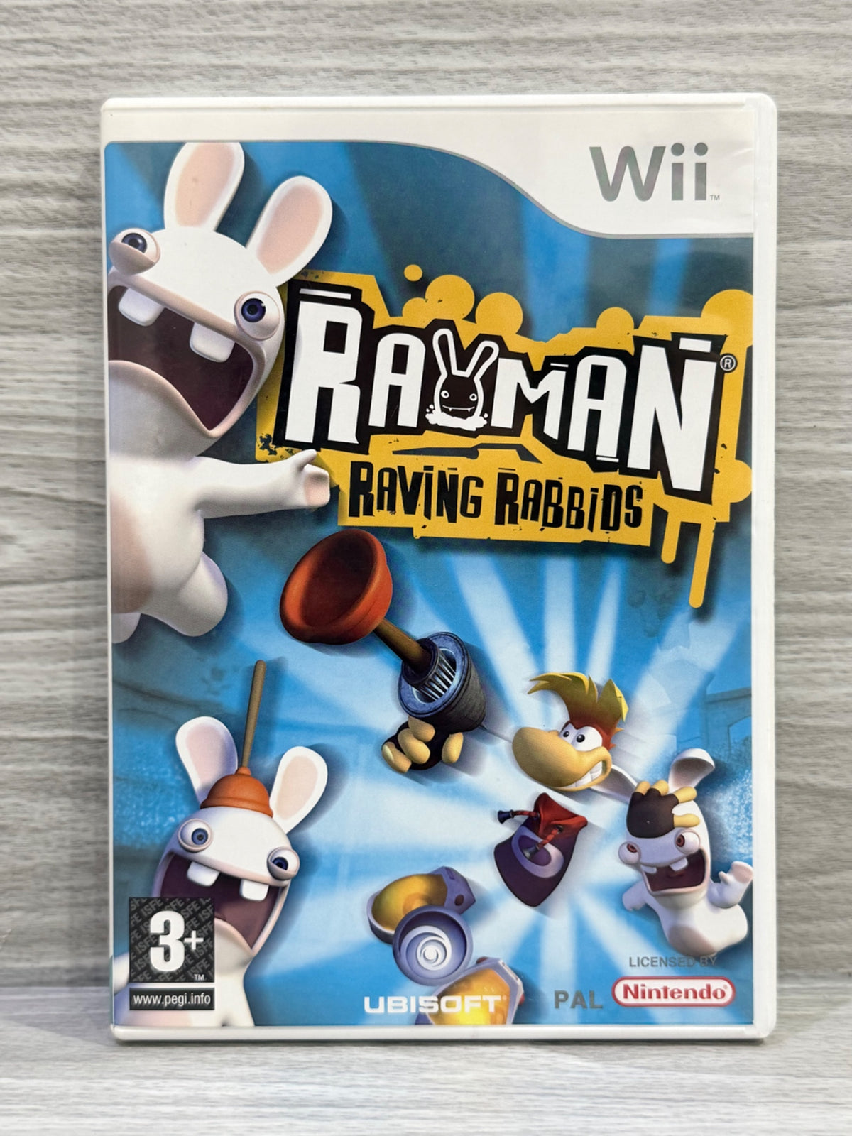 Rayman Raving Rabbids Nintendo Wii Complete With Manual PAL UK Tested Working