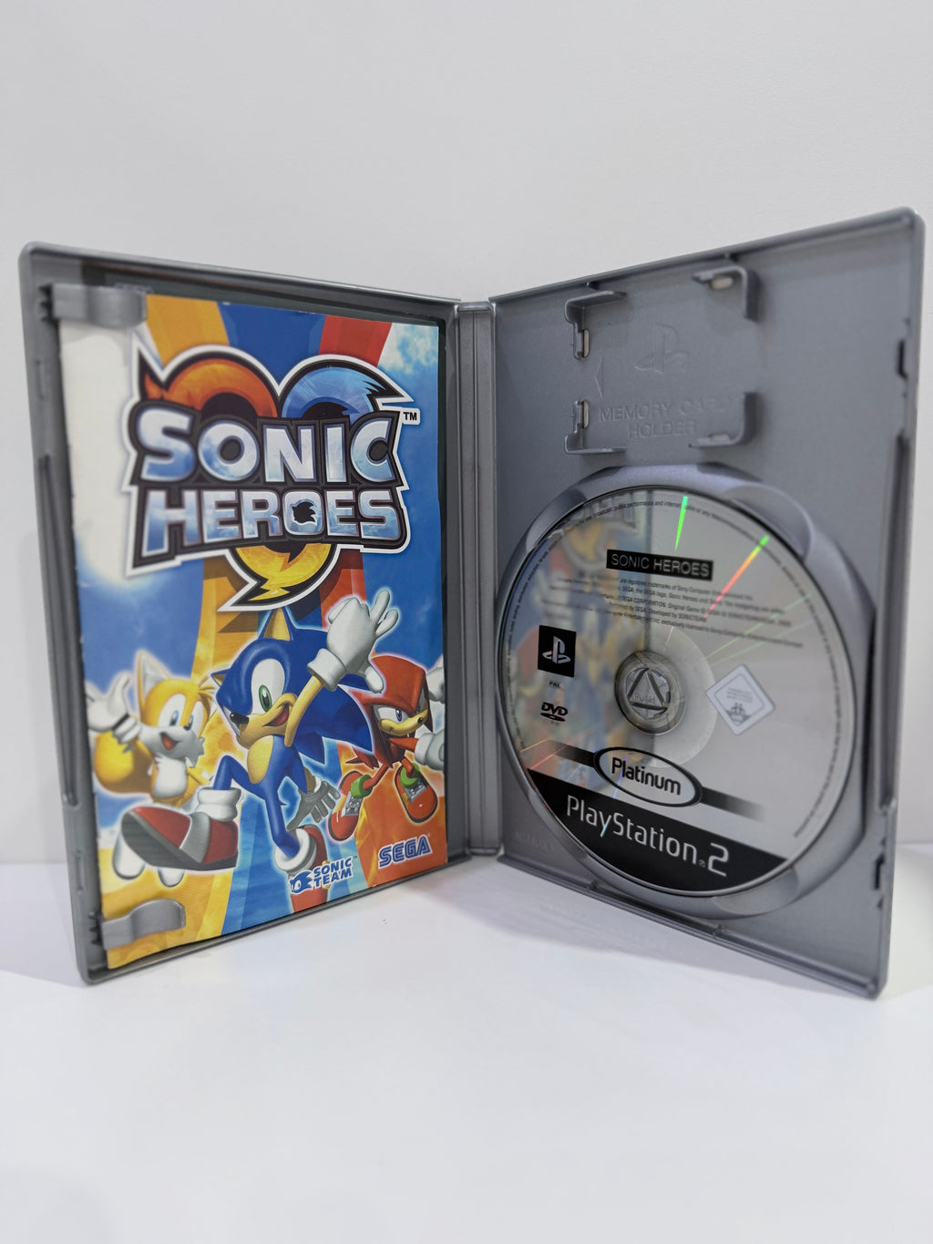 Sonic Heroes Platinum Sony PlayStation 2 Complete With Manual PAL UK Tested