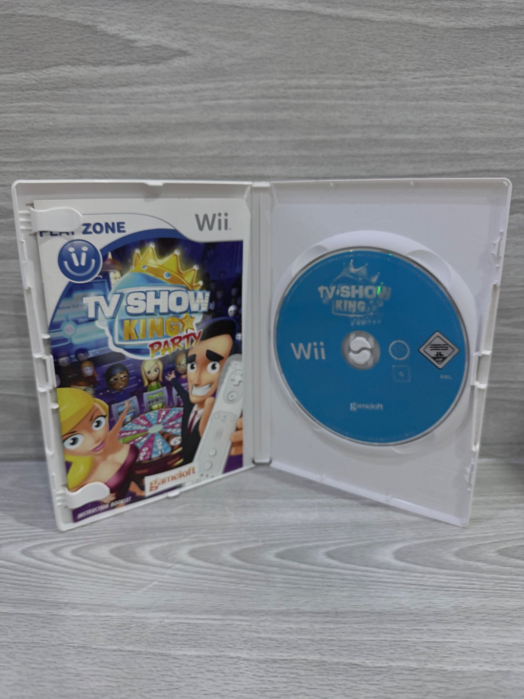 TV Show King Party Nintendo Wii Complete With Manual PAL UK Tested Working