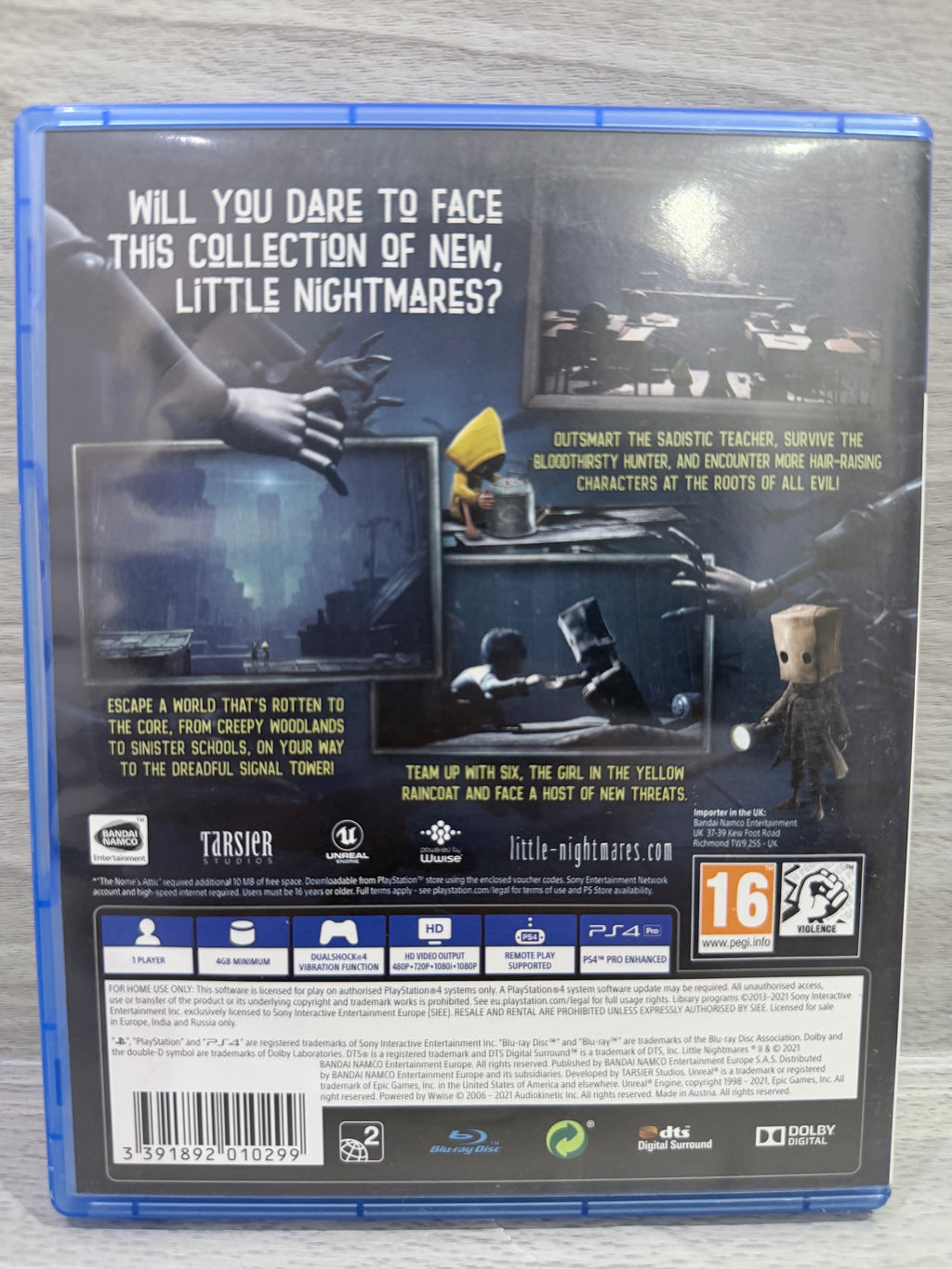 Little Nightmares 2 Sony PlayStation 4 Boxed PAL UK Tested Working
