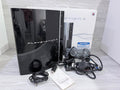 Sony PlayStation 3 Original 80GB Black Console Genuine Black Controller Tested