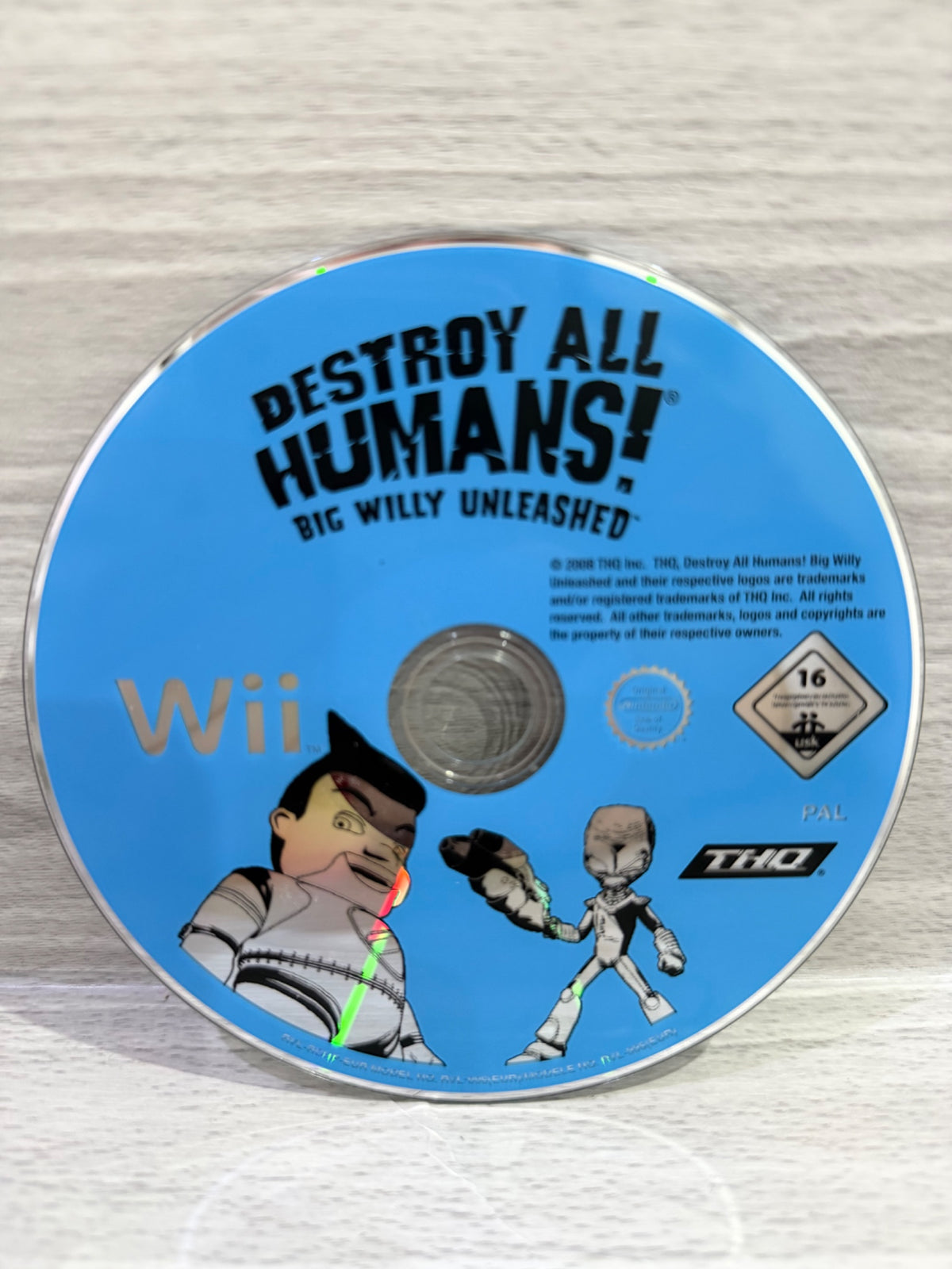 Destroy All Humans 3: Big Willy Unleashed Nintendo Wii Disc Only PAL UK Tested