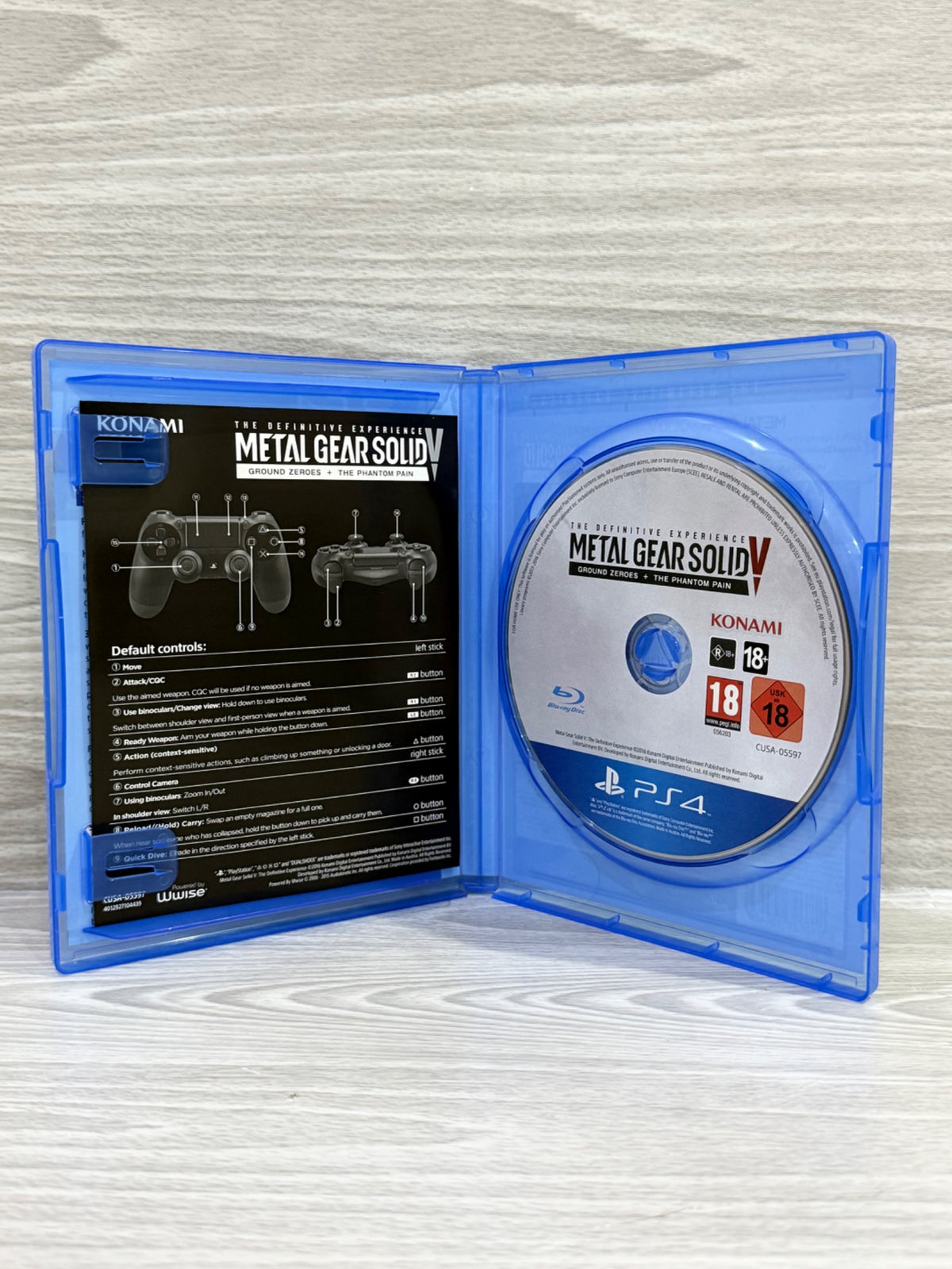 Metal Gear Solid V: The Definitive Experience PS4 Boxed PAL UK Tested Working