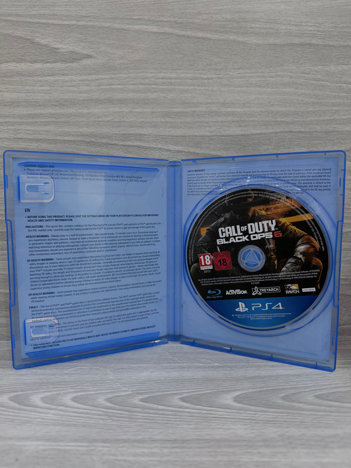 Call of Duty: Black Ops 6 (No DLC) Sony PlayStation 4 Boxed PAL UK Tested