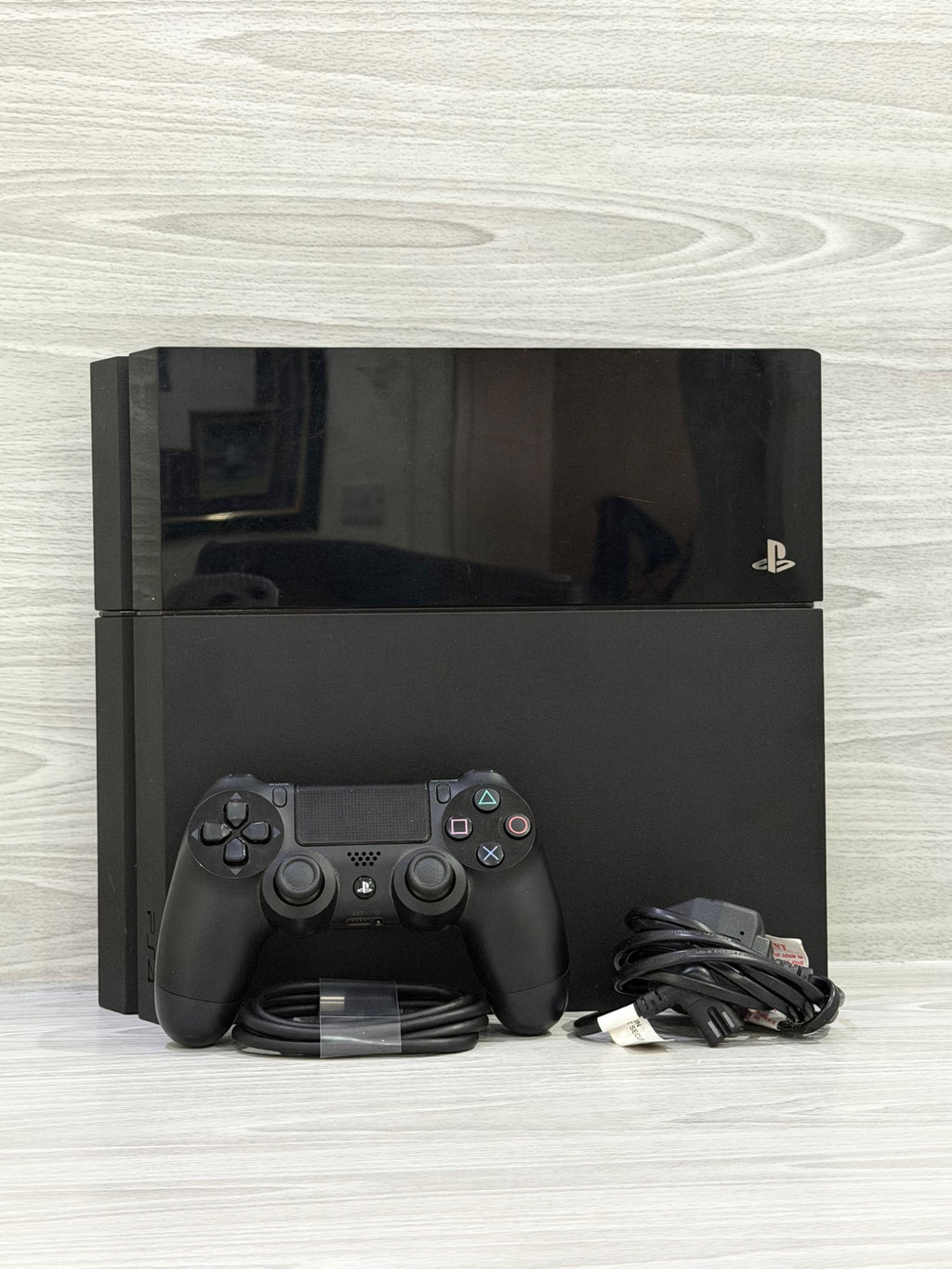 Sony PlayStation 4 Original 500GB Black Console Genuine Black Controller Tested