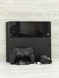 Sony PlayStation 4 Original 500GB Black Console Genuine Black Controller Tested