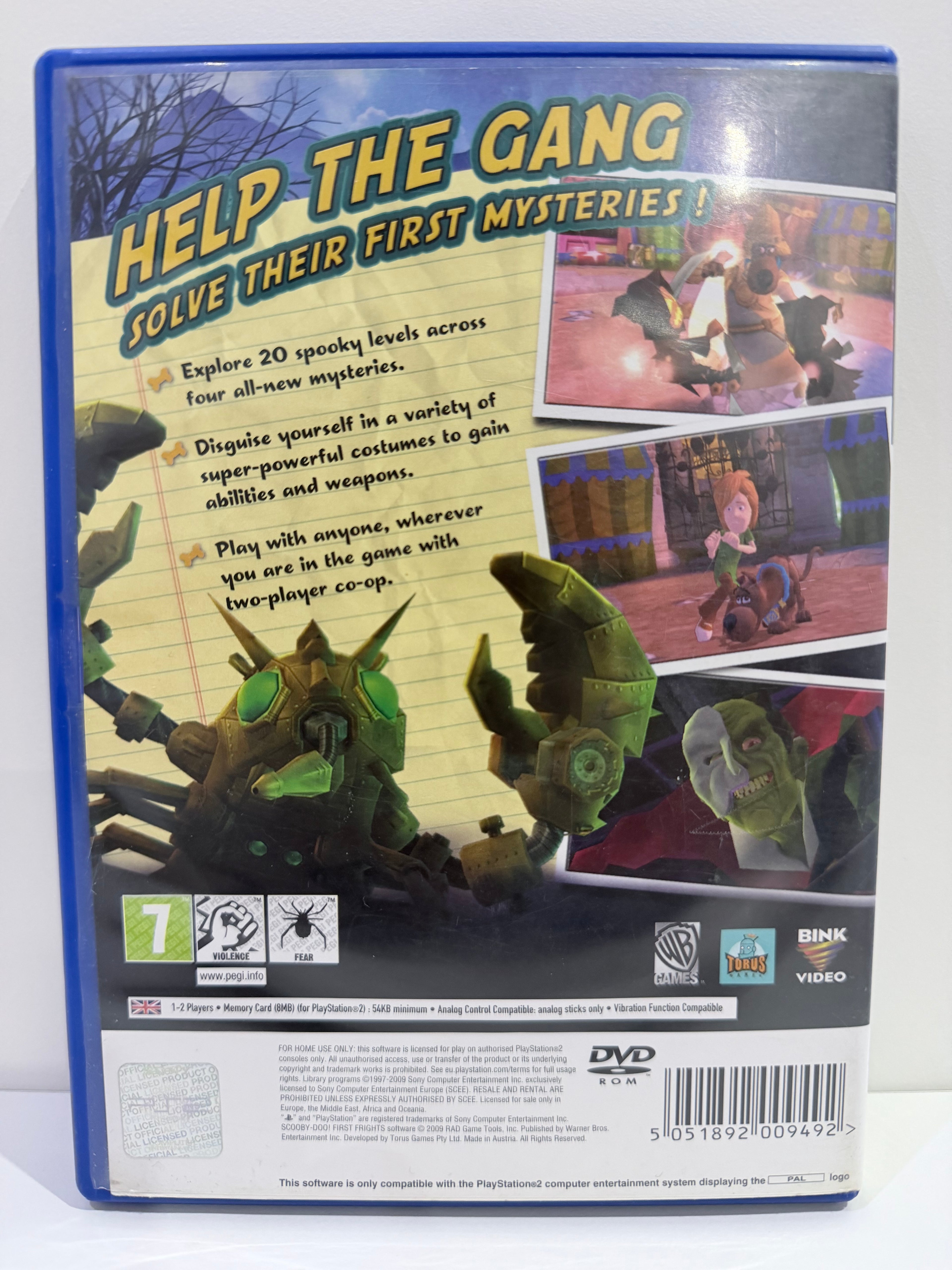 Scooby Doo First Frights Sony PlayStation 2 Complete With Manual PAL UK Tested