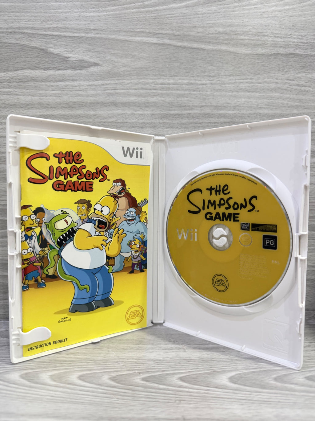 Simpsons Game, The Nintendo Wii Complete With Manual PAL UK Tested Working