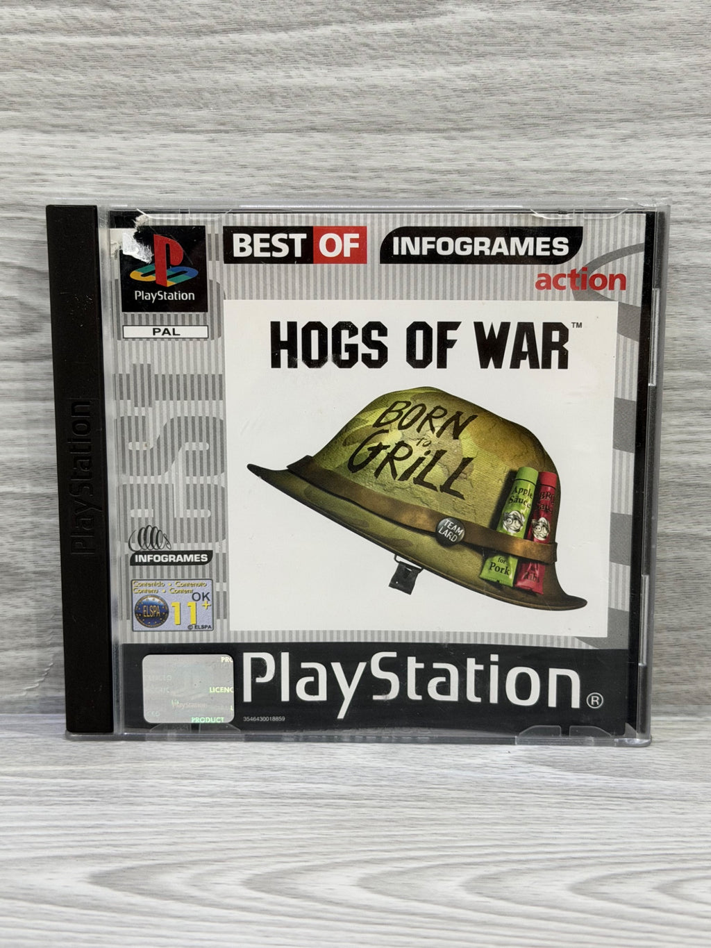 Hogs of War: Born to Grill Sony PlayStation 1 Complete With Manual PAL UK Tested