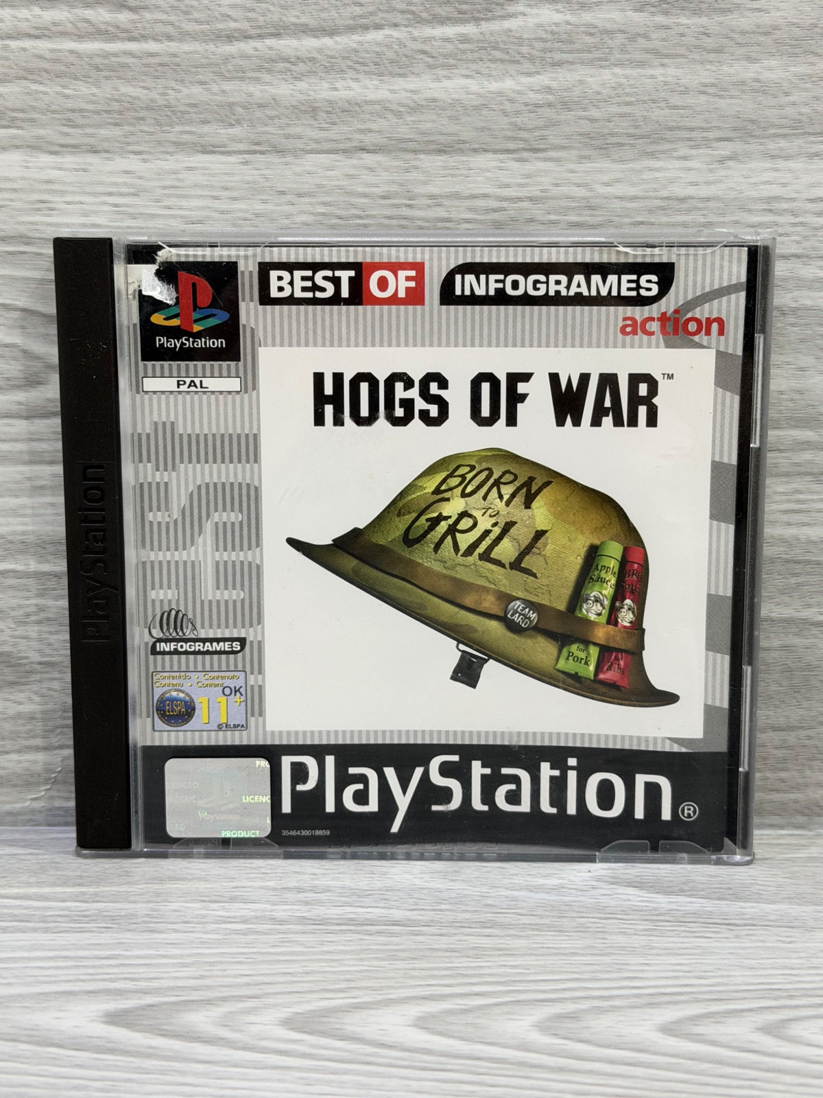 Hogs of War: Born to Grill Sony PlayStation 1 Complete With Manual PAL UK Tested