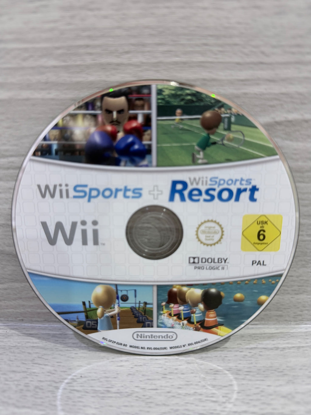 Wii Sports/Sports Resort Disc Only PAL UK Tested Working