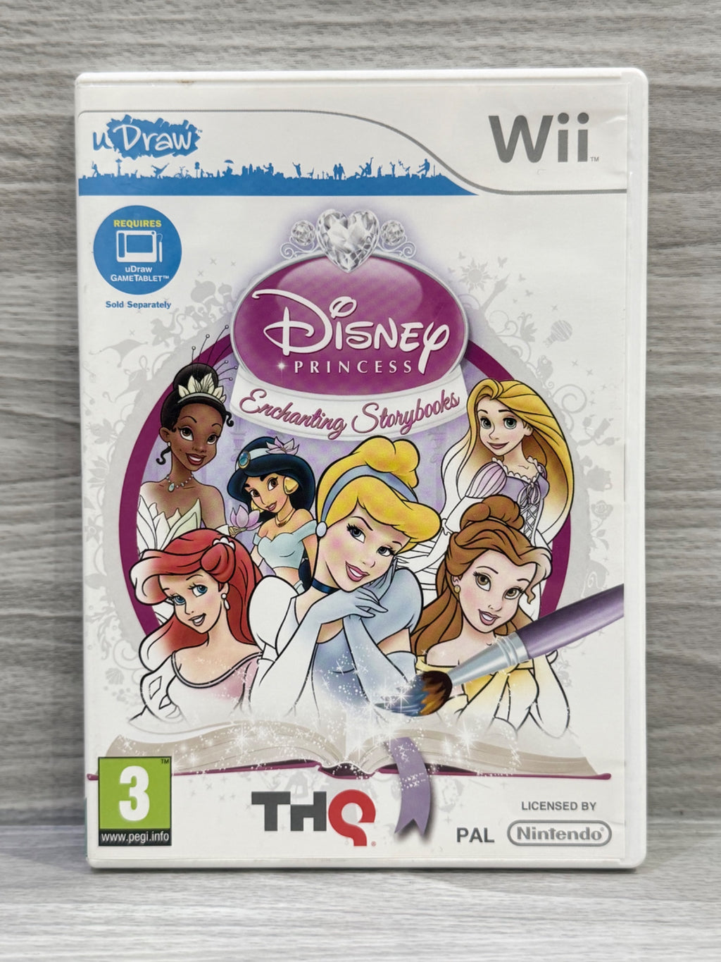 Disney Princess Enchanting Storybooks Nintendo Wii No Manual PAL UK Tested