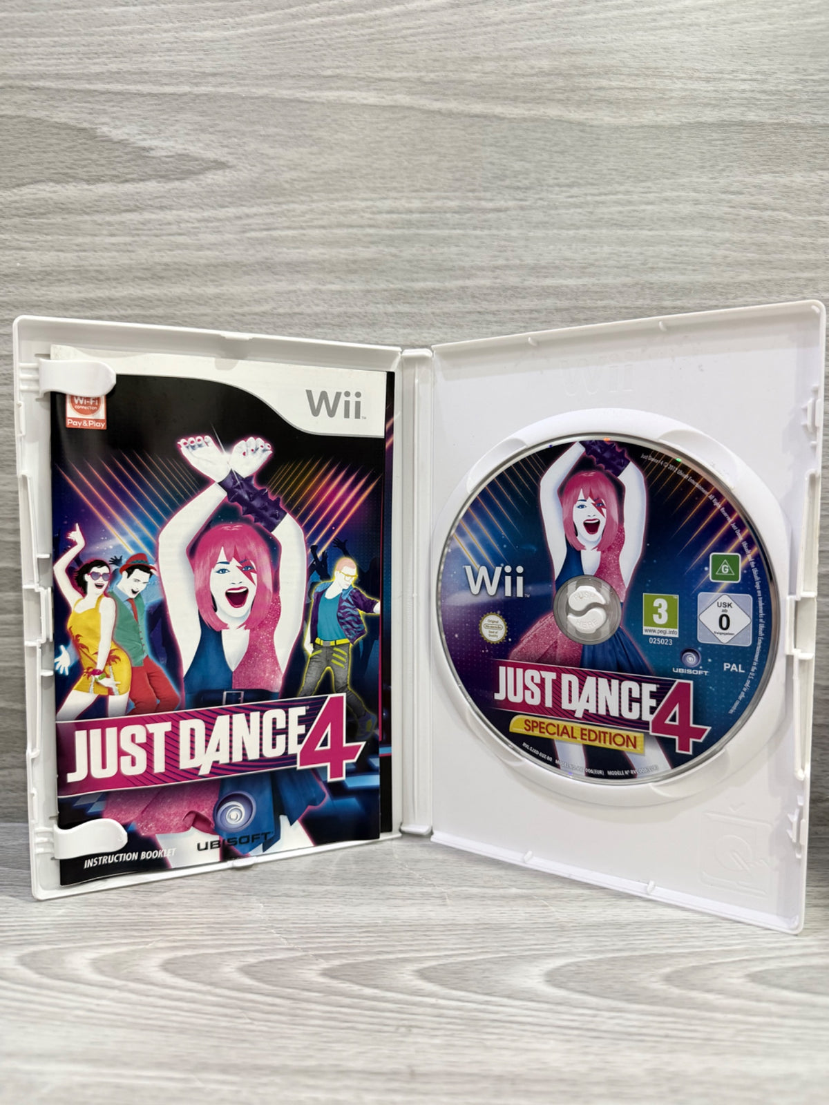 Just Dance 4 Nintendo Wii Complete With Manual PAL UK Tested Working