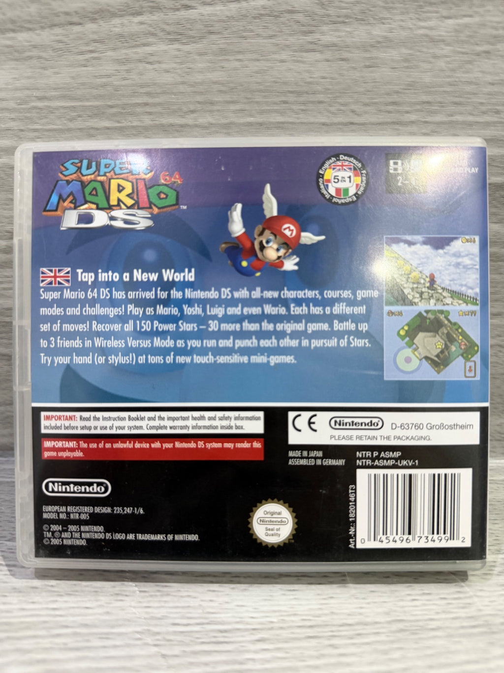 Super Mario 64 DS Complete With Manual PAL UK Tested Working