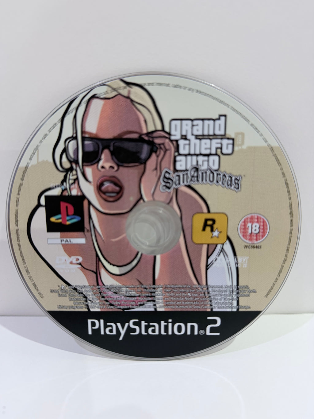 Grand Theft Auto - San Andreas Sony PlayStation 2 Disc Only PAL UK Tested