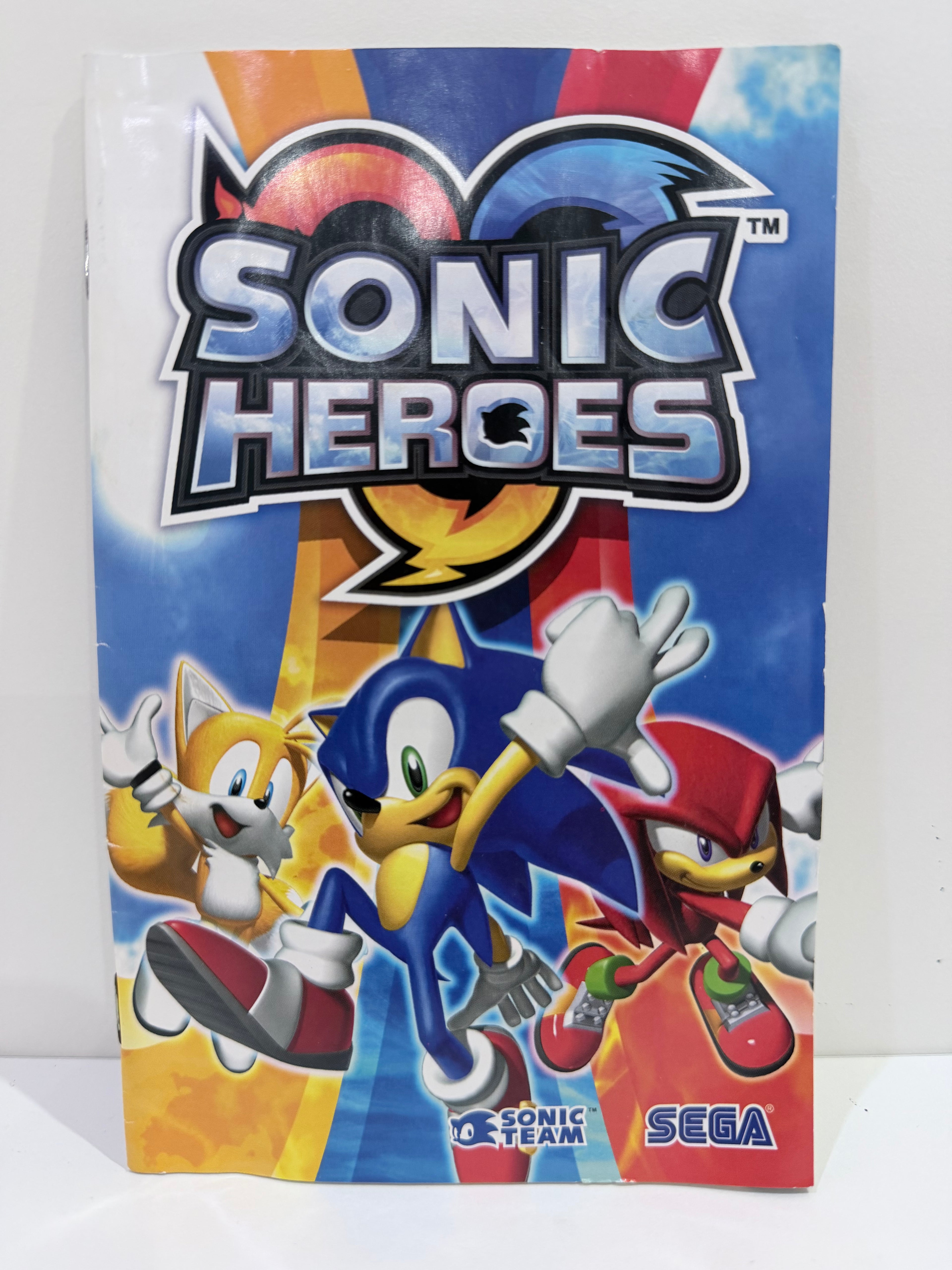 Sonic Heroes Sony PlayStation 2 Replacement Manual Only PAL UK