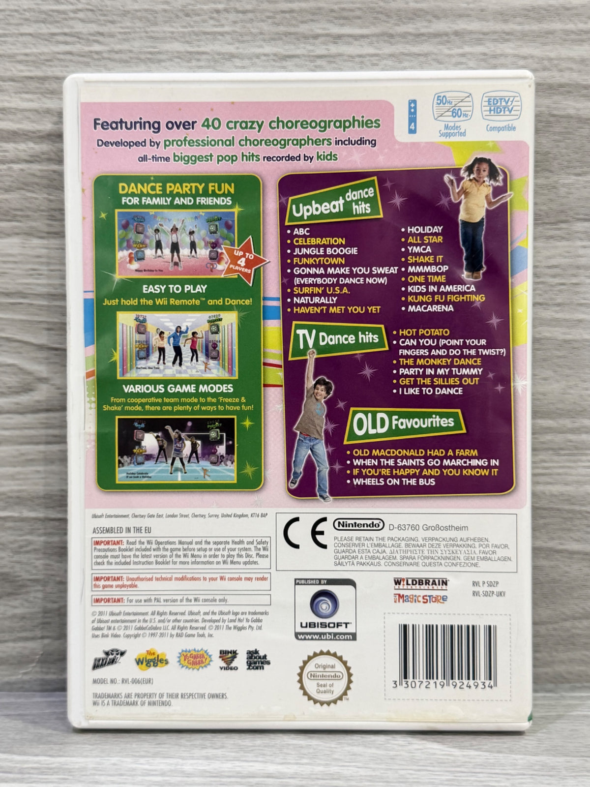 Dance Juniors Nintendo Wii Complete With Manual PAL UK Tested Working