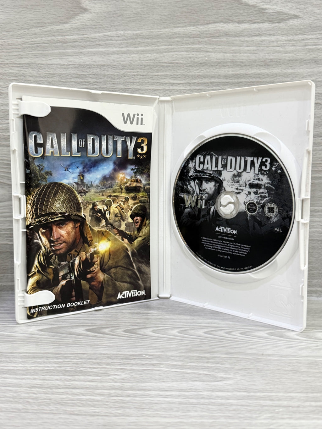 Call of Duty 3 (15) Nintendo Wii Complete With Manual PAL UK Tested Working