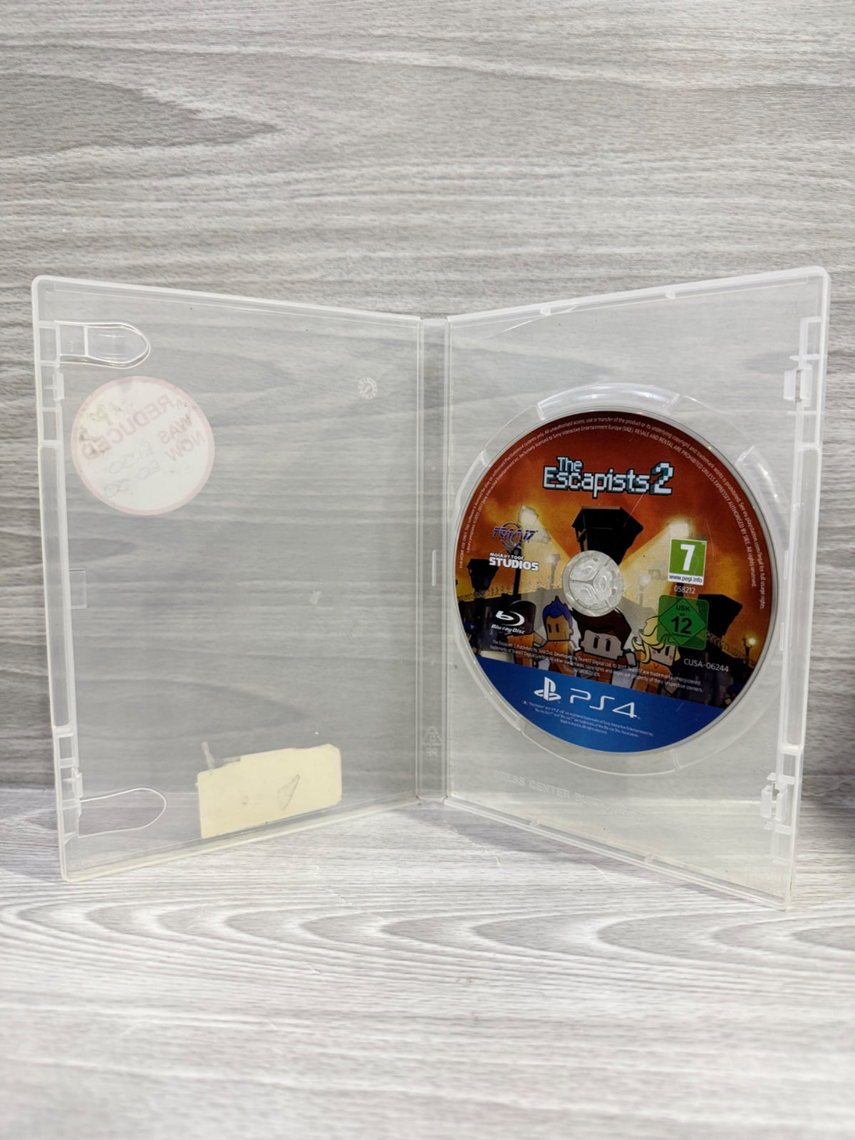 Escapists 2, The Sony PlayStation 4 Disc Only PAL UK Tested Working