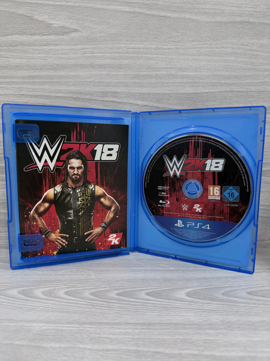 WWE 2K18 Sony PlayStation 4 Boxed PAL UK Tested Working