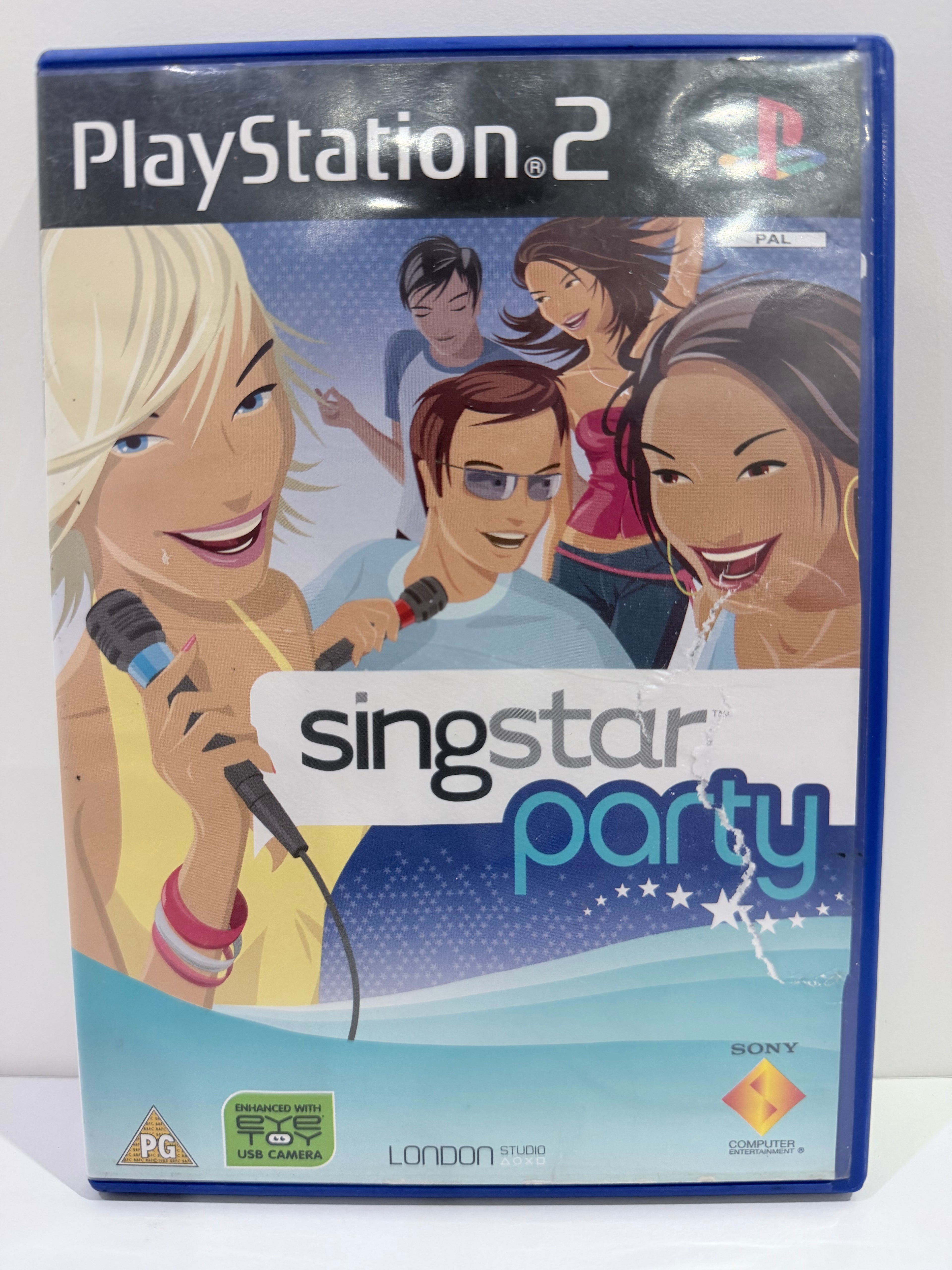 SingStar Party (Game Only) Sony PlayStation 2 Complete With Manual PAL UK Tested