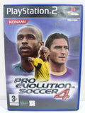 Pro Evolution Soccer 4 Sony PlayStation 2 Complete With Manual PAL UK Tested