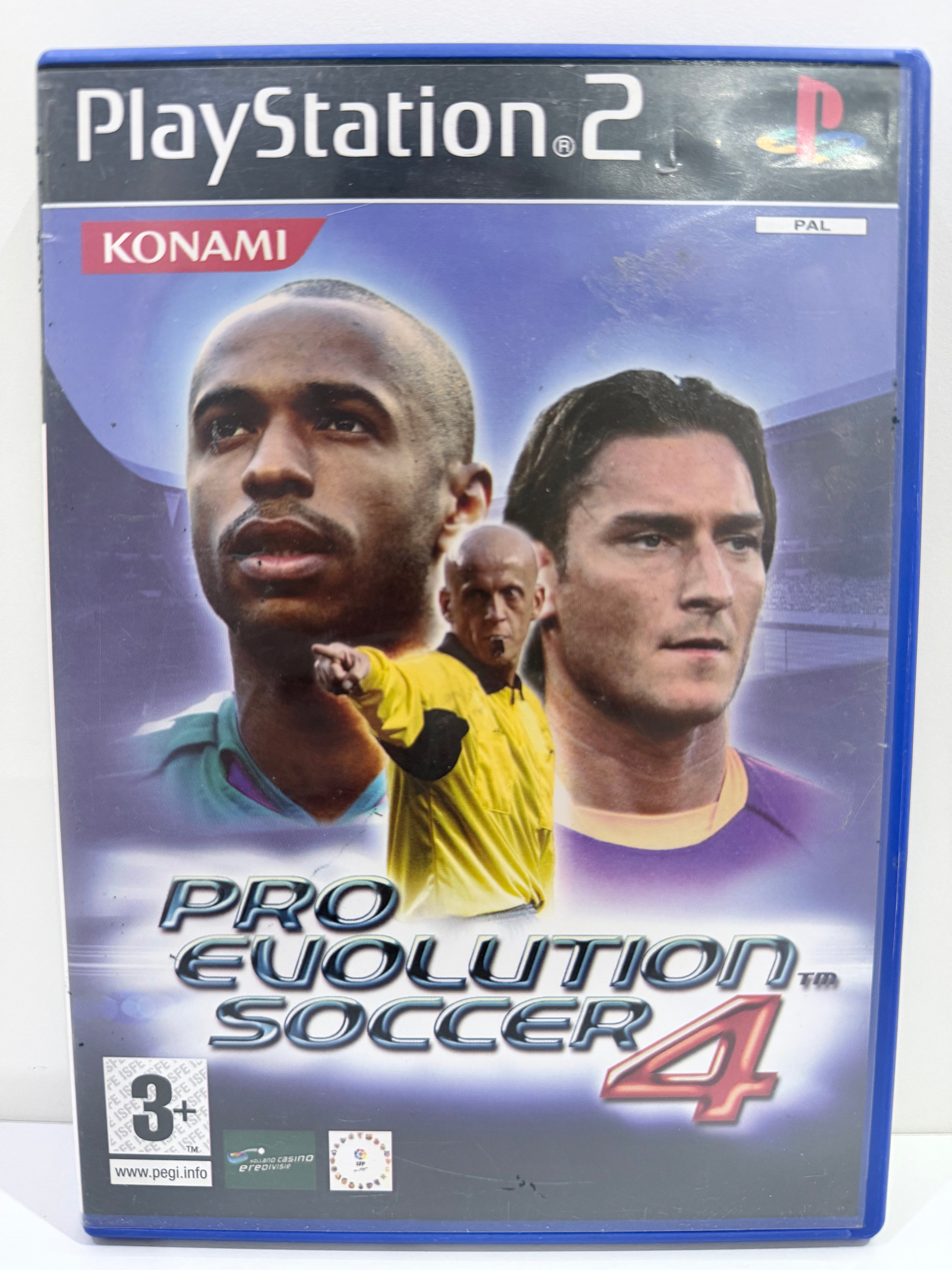 Pro Evolution Soccer 4 Sony PlayStation 2 Complete With Manual PAL UK Tested