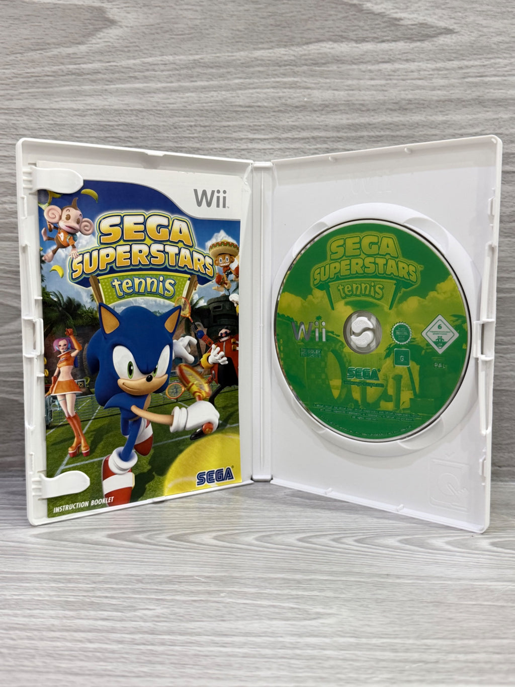 Sega Superstars Tennis Nintendo Wii Complete With Manual PAL UK Tested Working