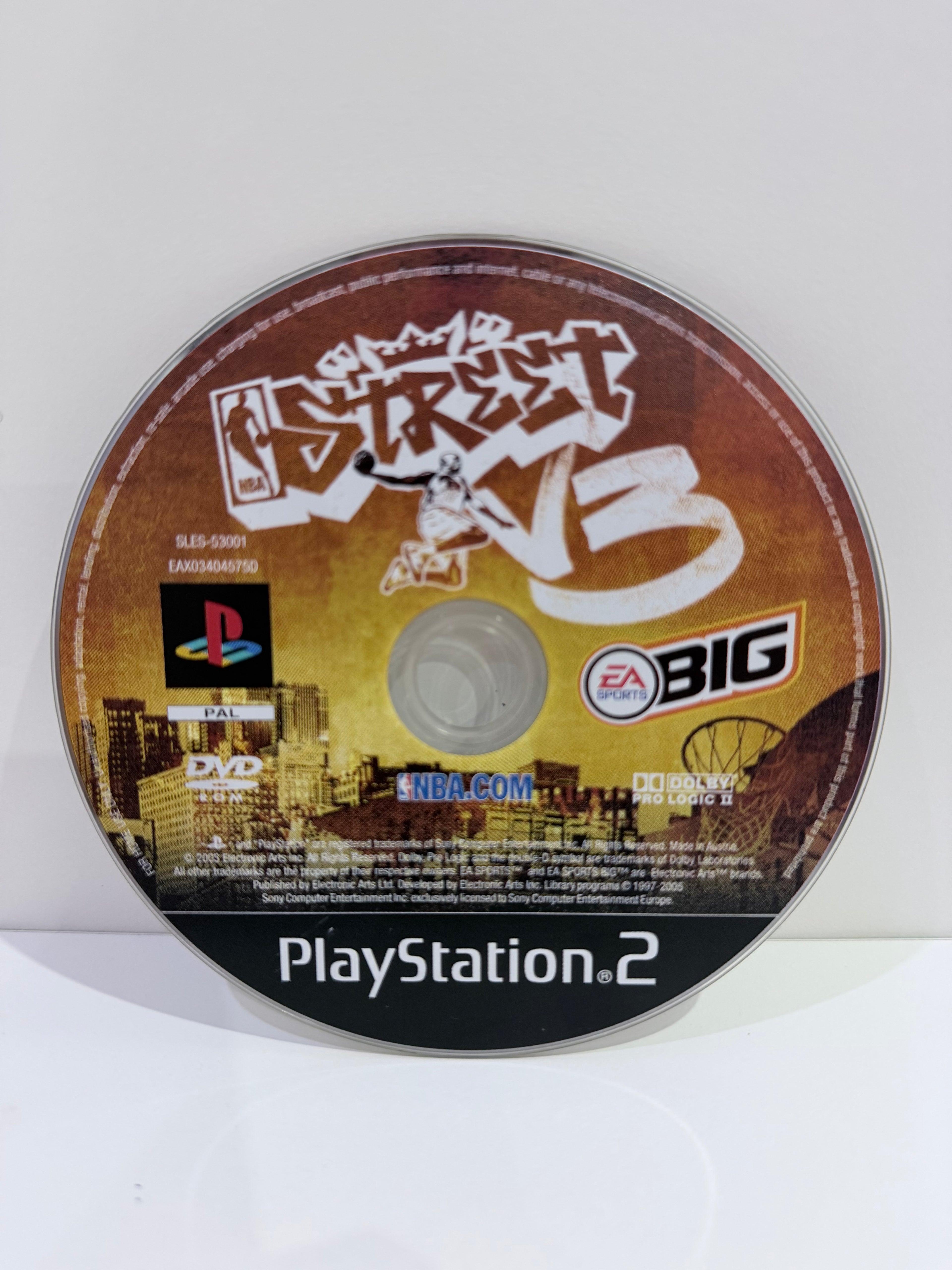 NBA Street V3 Sony PlayStation 2 Disc Only PAL UK Tested Working